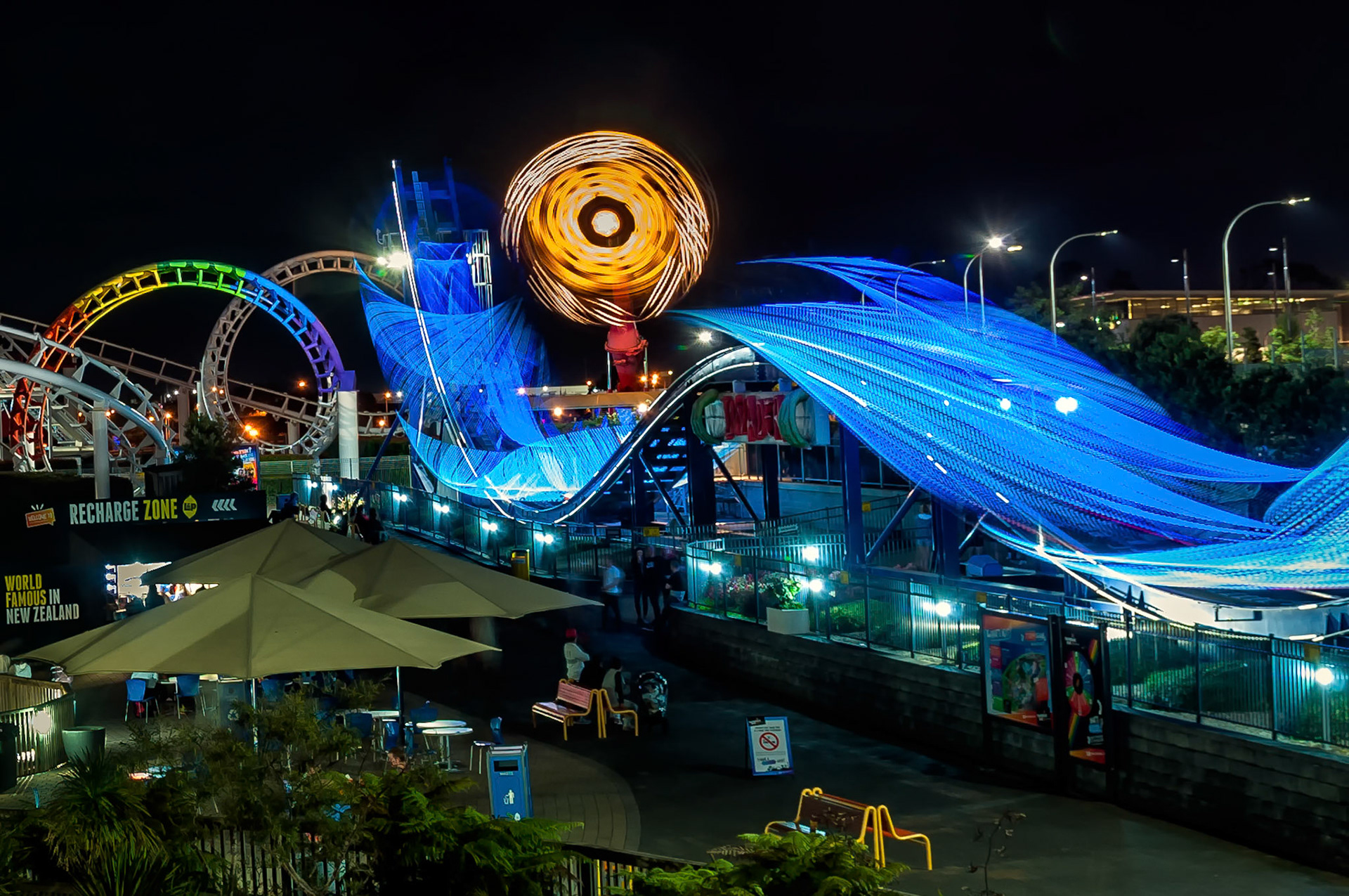 Raibows End Theme Park, New Zealand
