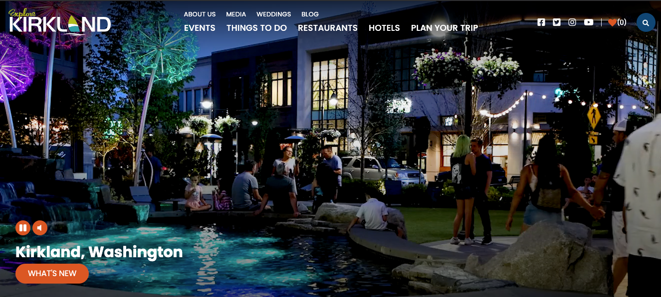 Explore Kirkland Website Design