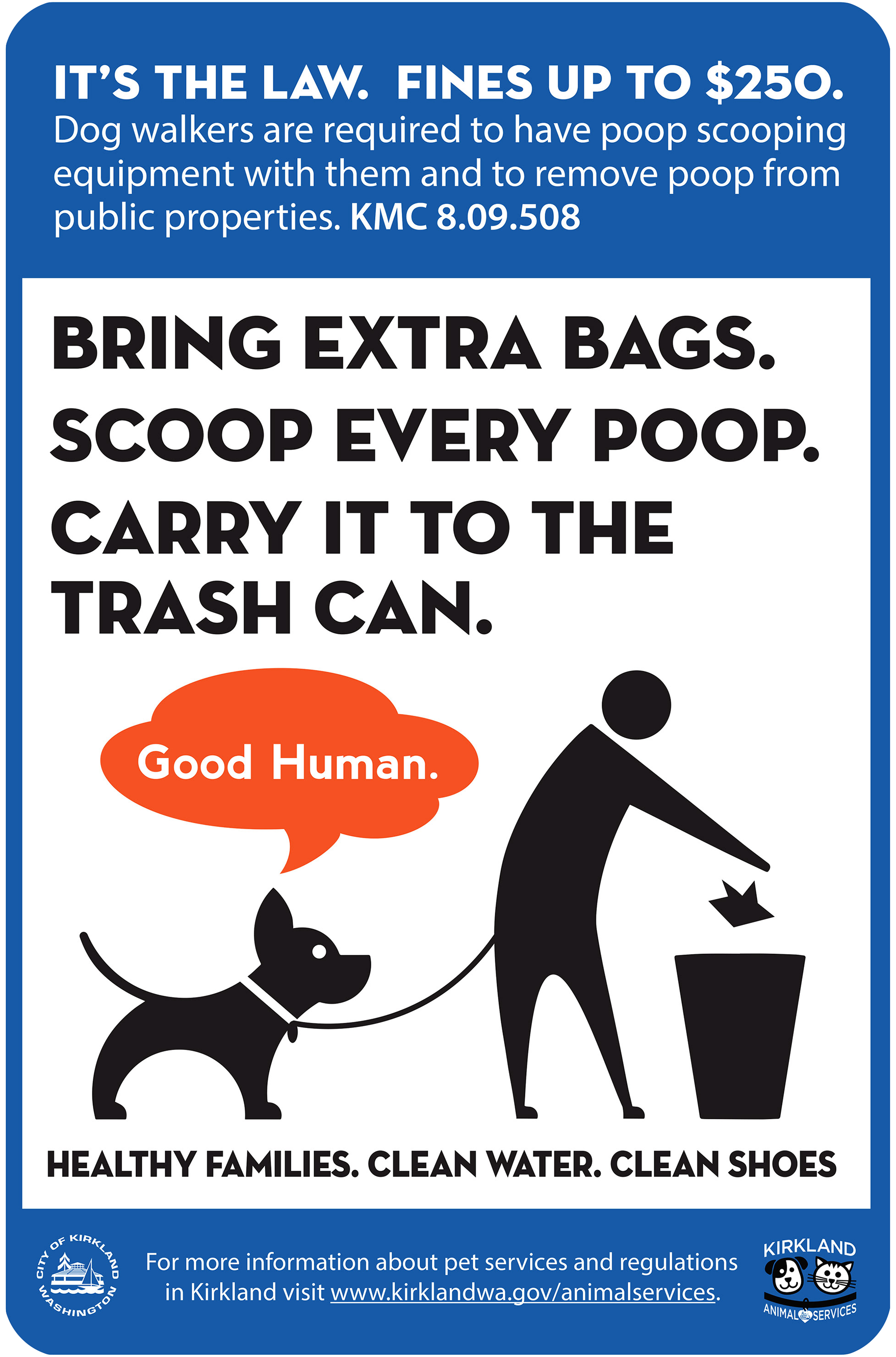 Kirkland Animal Services Signage