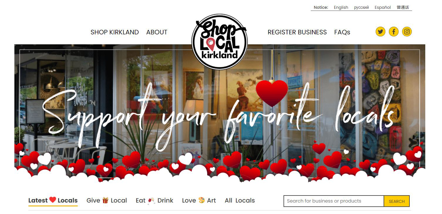 Shop Local Kirkland