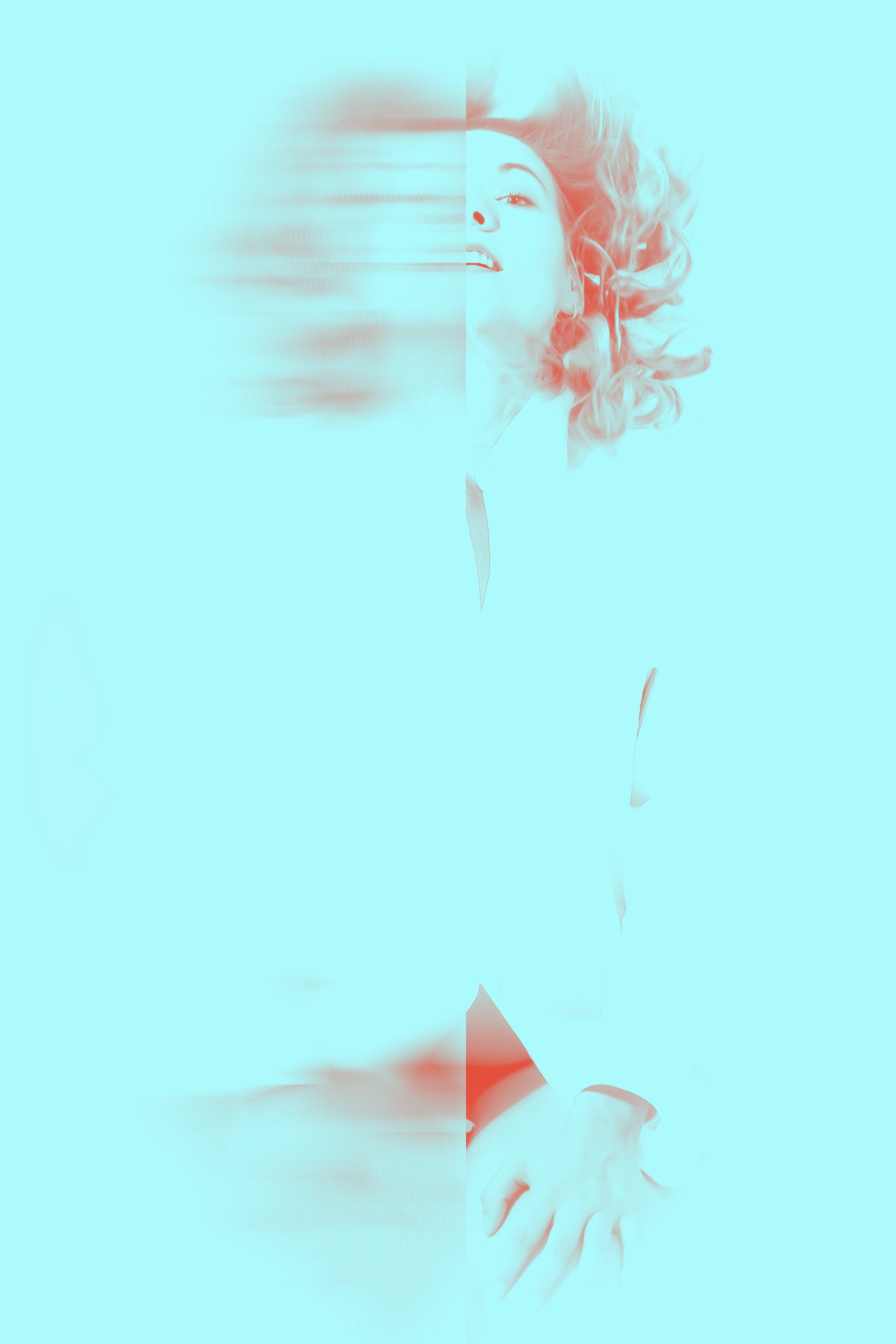 „Was sich nicht ganz zeigt“ - Dieses Bild arbeitet mit Fragmenten – mit dem, was sichtbar wird, und dem, was dazwischen verloren geht.  Die Figur ist nicht vollständig, nicht eindeutig. Sie erscheint und verschwindet zugleich, als würde sie sich dem Zugriff entziehen.  Mich interessiert dabei weniger die Form selbst als das, was sie andeutet. Eine Bewegung, die nicht abgeschlossen ist. Ein Moment, der sich nicht festlegen lässt.  Es bleibt etwas Unausgesprochenes im Bild – etwas, das sich nicht zeigen will und vielleicht genau deshalb bestehen kann.