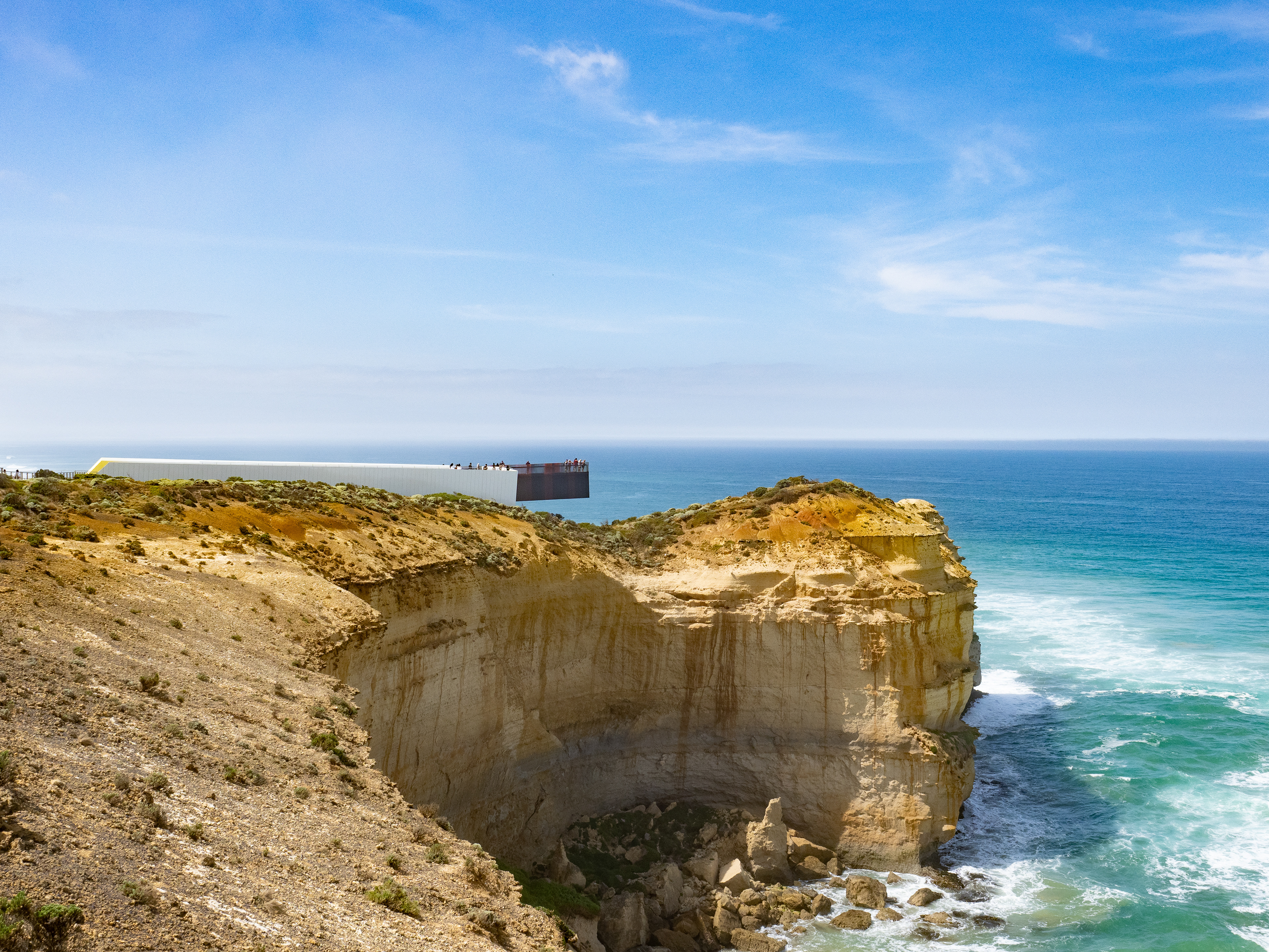 Great Ocean Road, Port Campbell National Park on a beautiful morning.