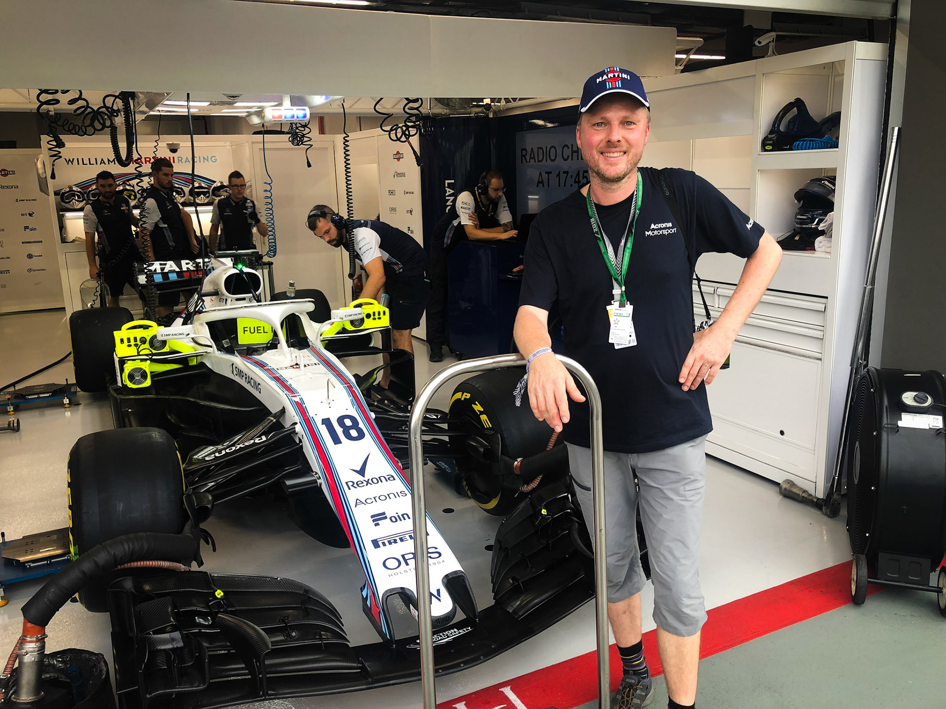 Acronis - Singapore F1 2018