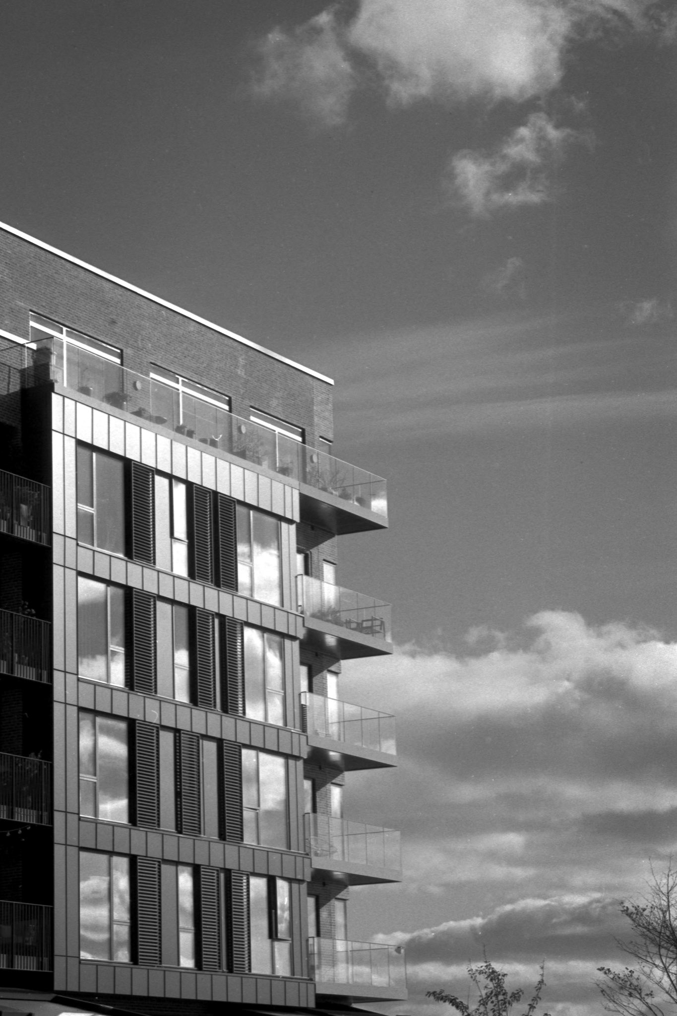 Ilford Pan F - gl. film 1991 - Sluseholmen/Sydhavnen - Olympus OM4