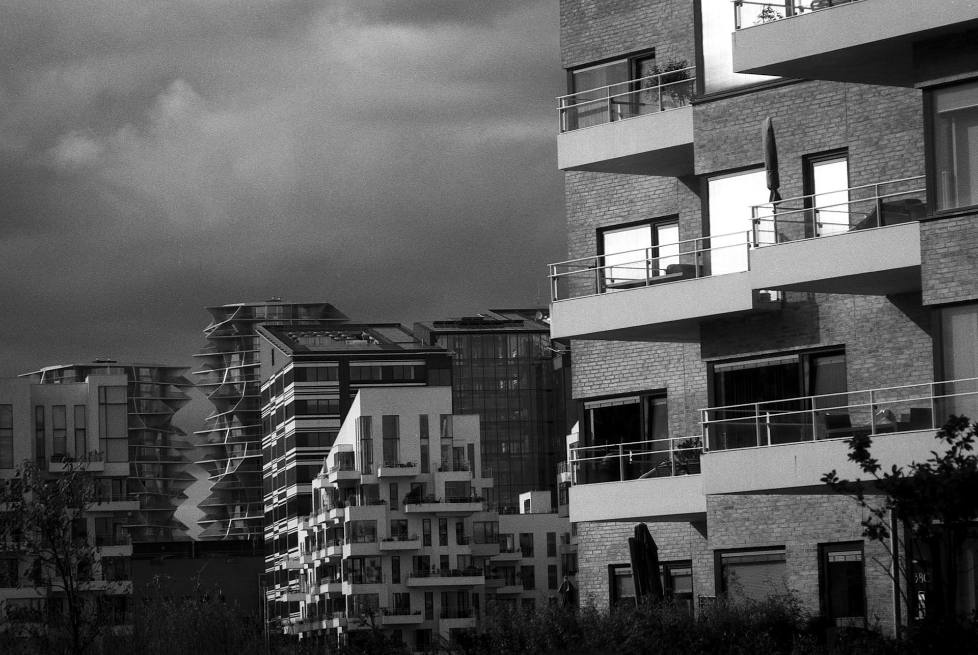 Islands Brygge - OM4 - Ilford FP4