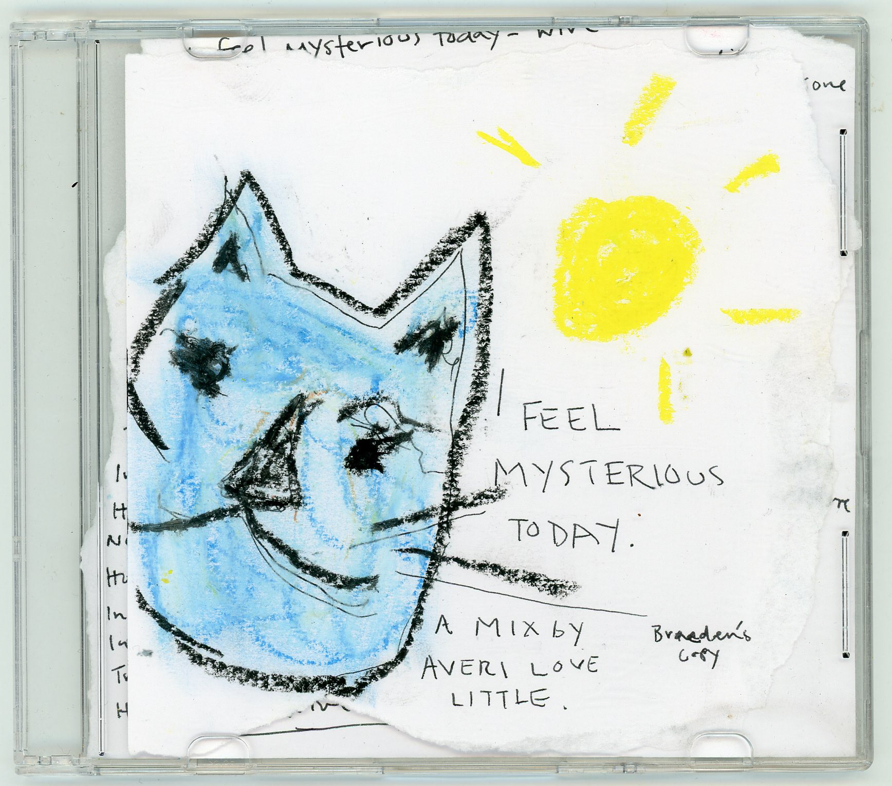 i feel mysterious today ....