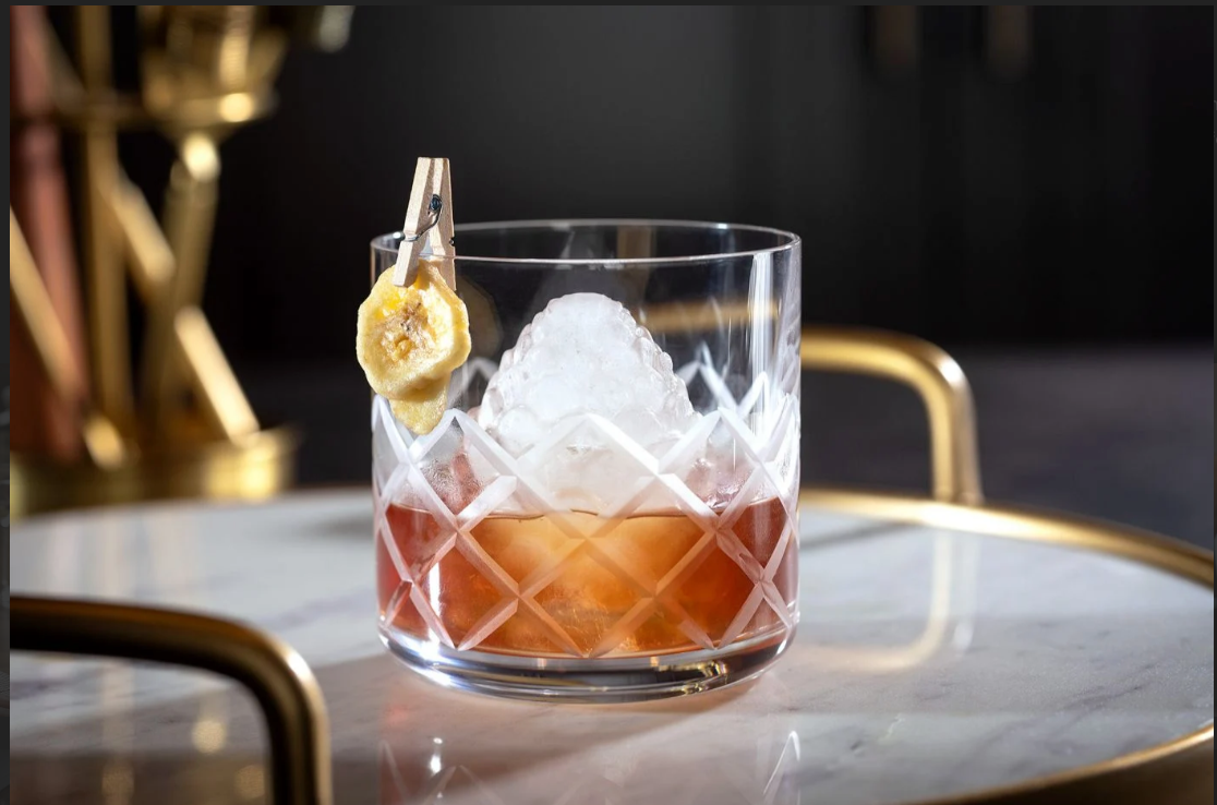 Figgin' Good Old Fashioned: peanut butter & fig infused bourbon.