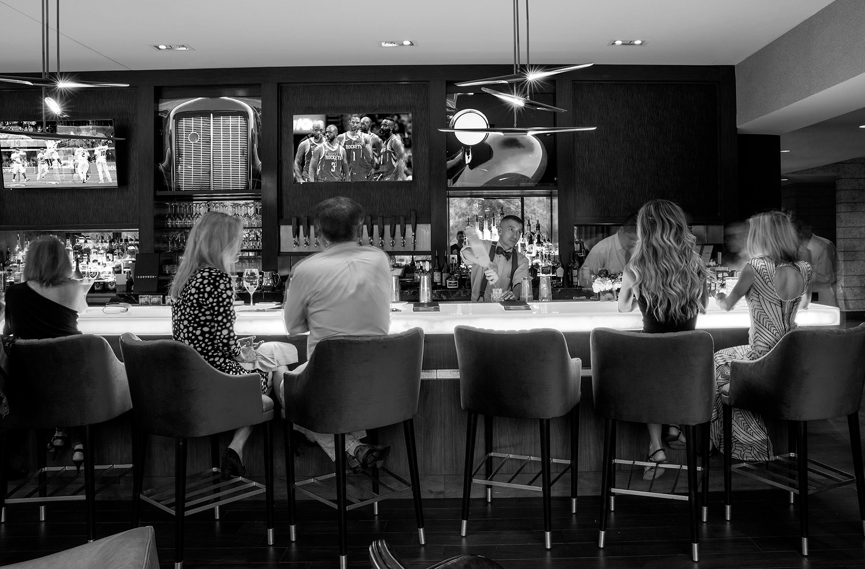 Interior bar.