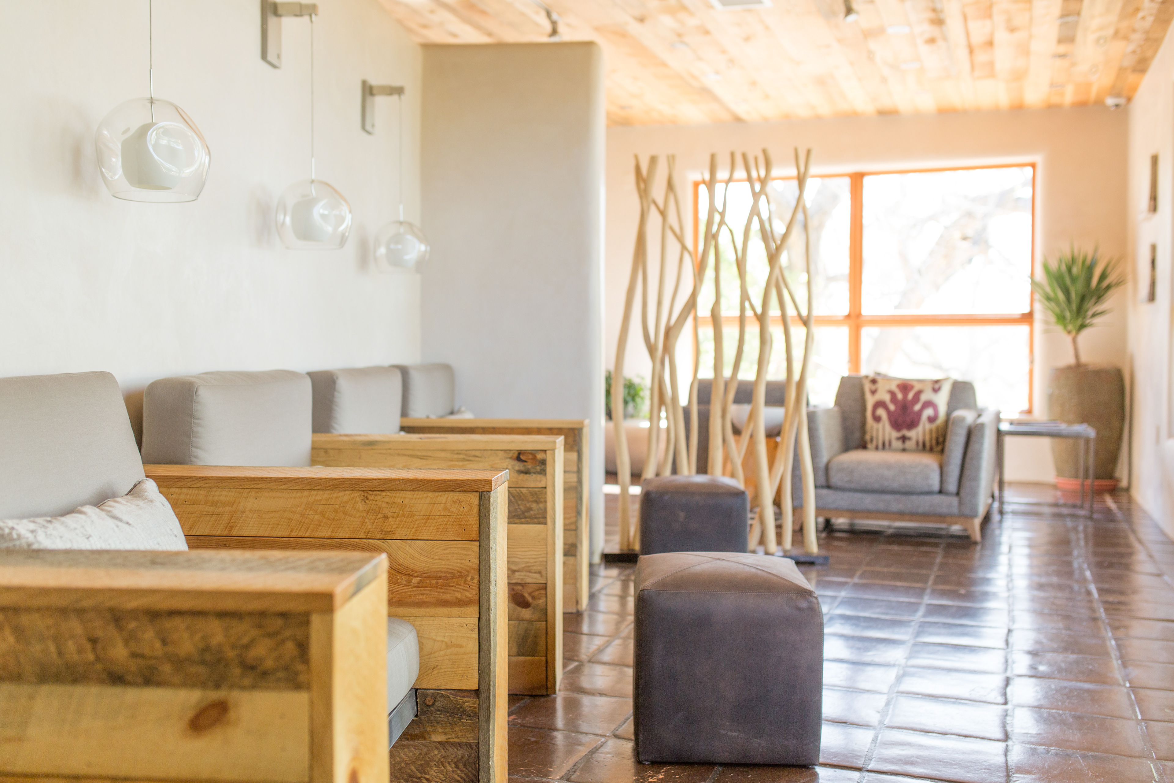 Spa relaxation area.