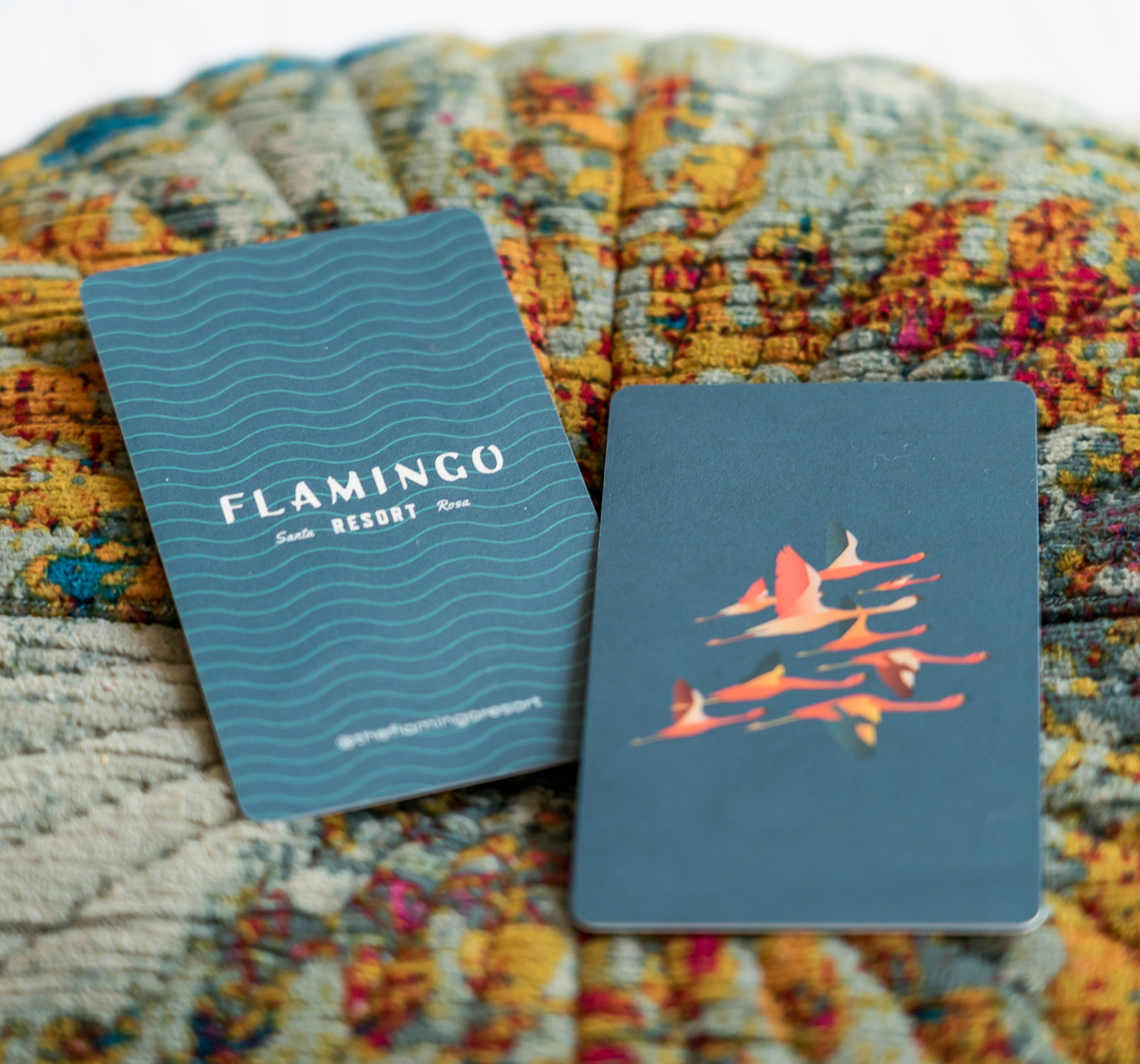 Branded key cards.