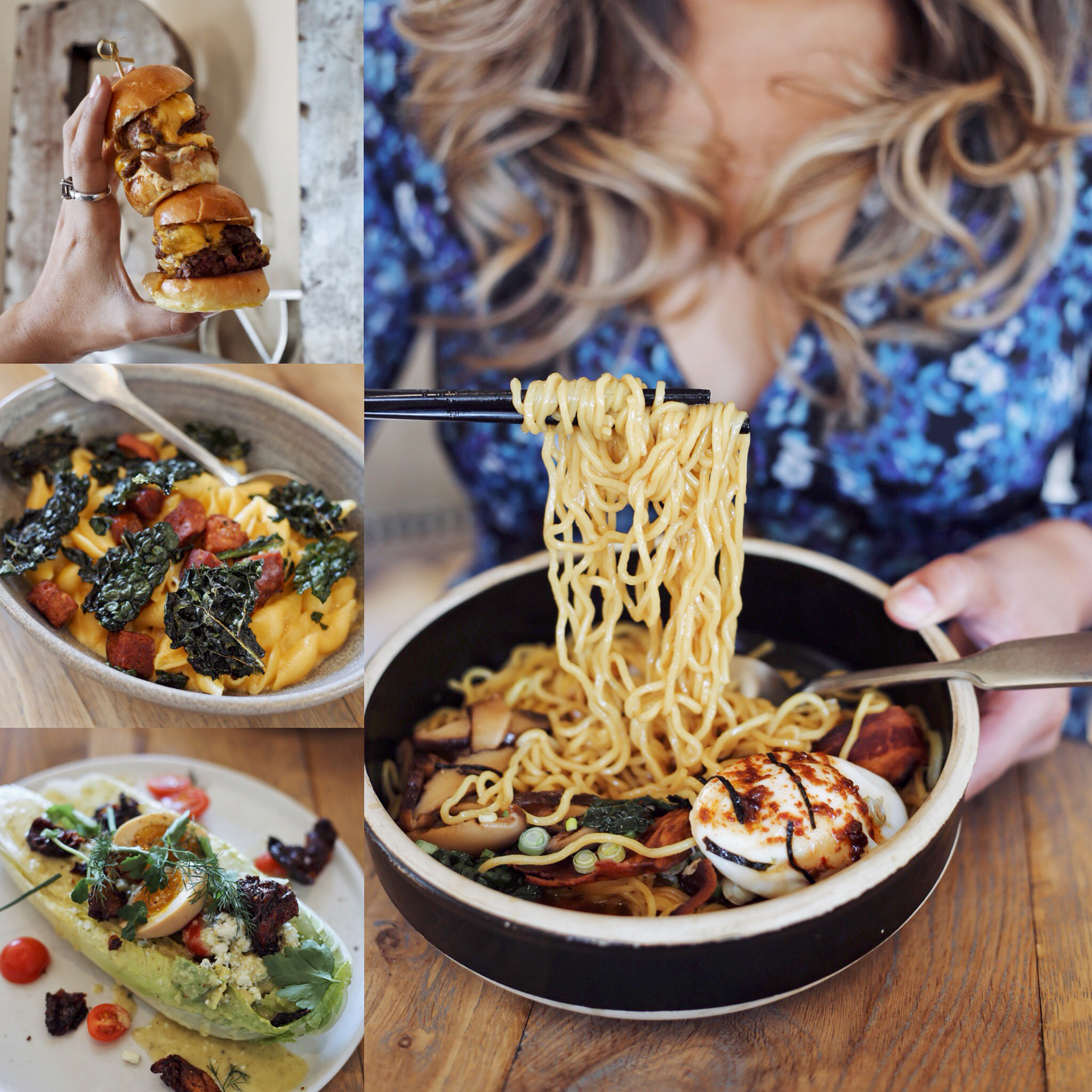 Delectable dishes served at the Pool House.