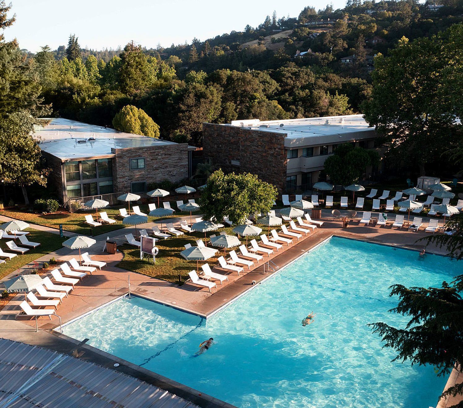 Outdoor pool open year round