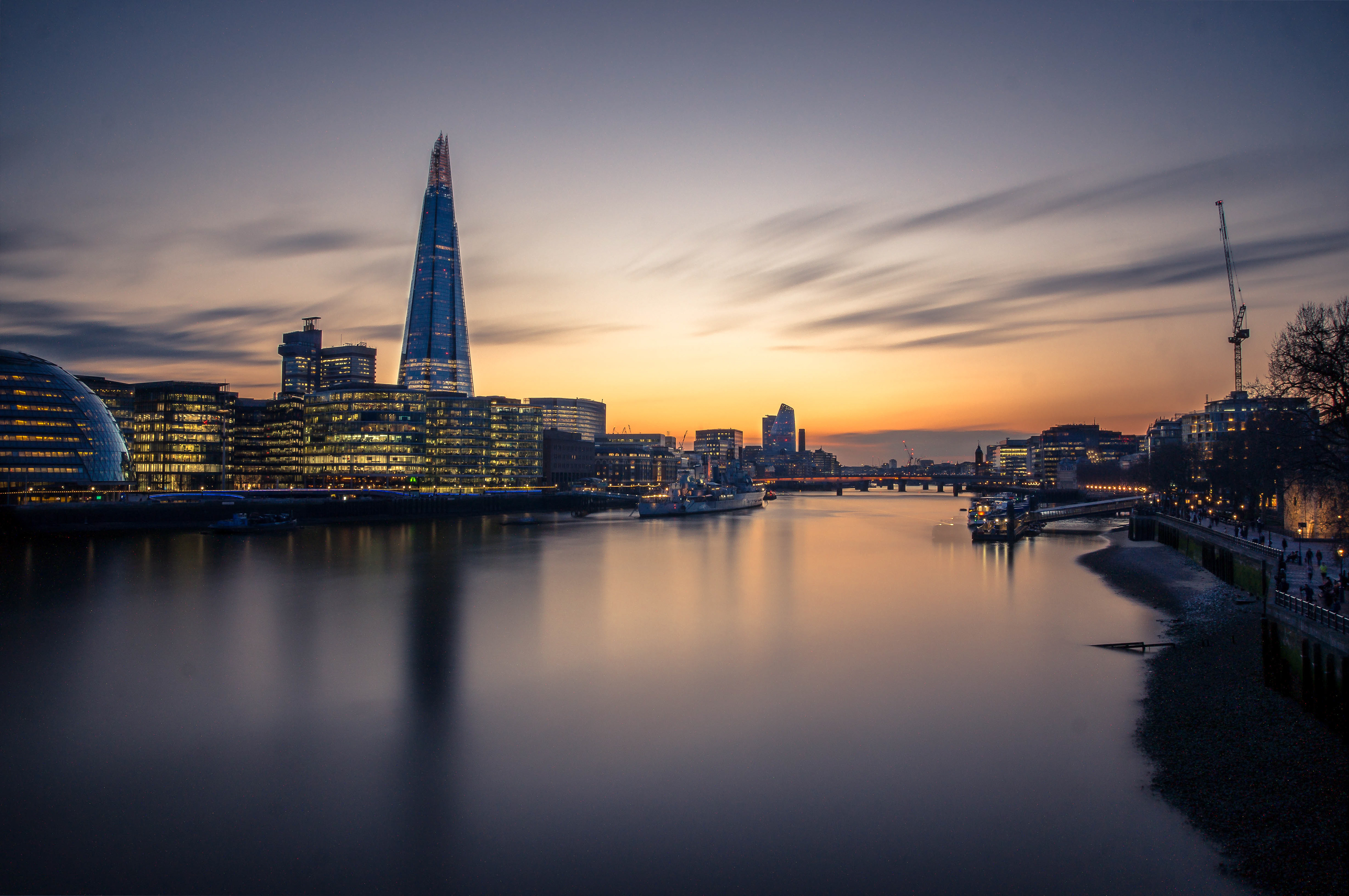 Sunset Over The Shard