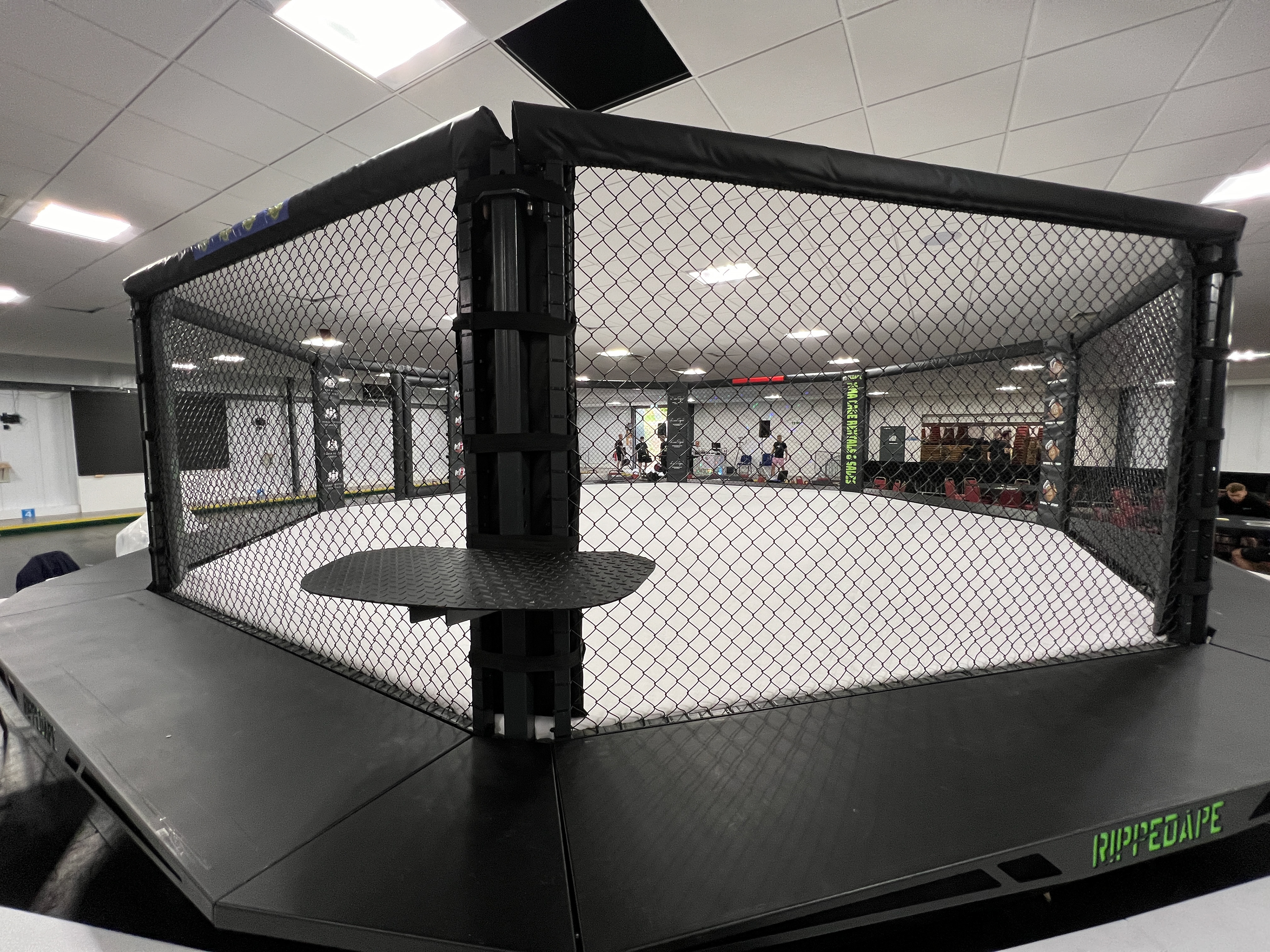 MMA cage fight photography set up with tips