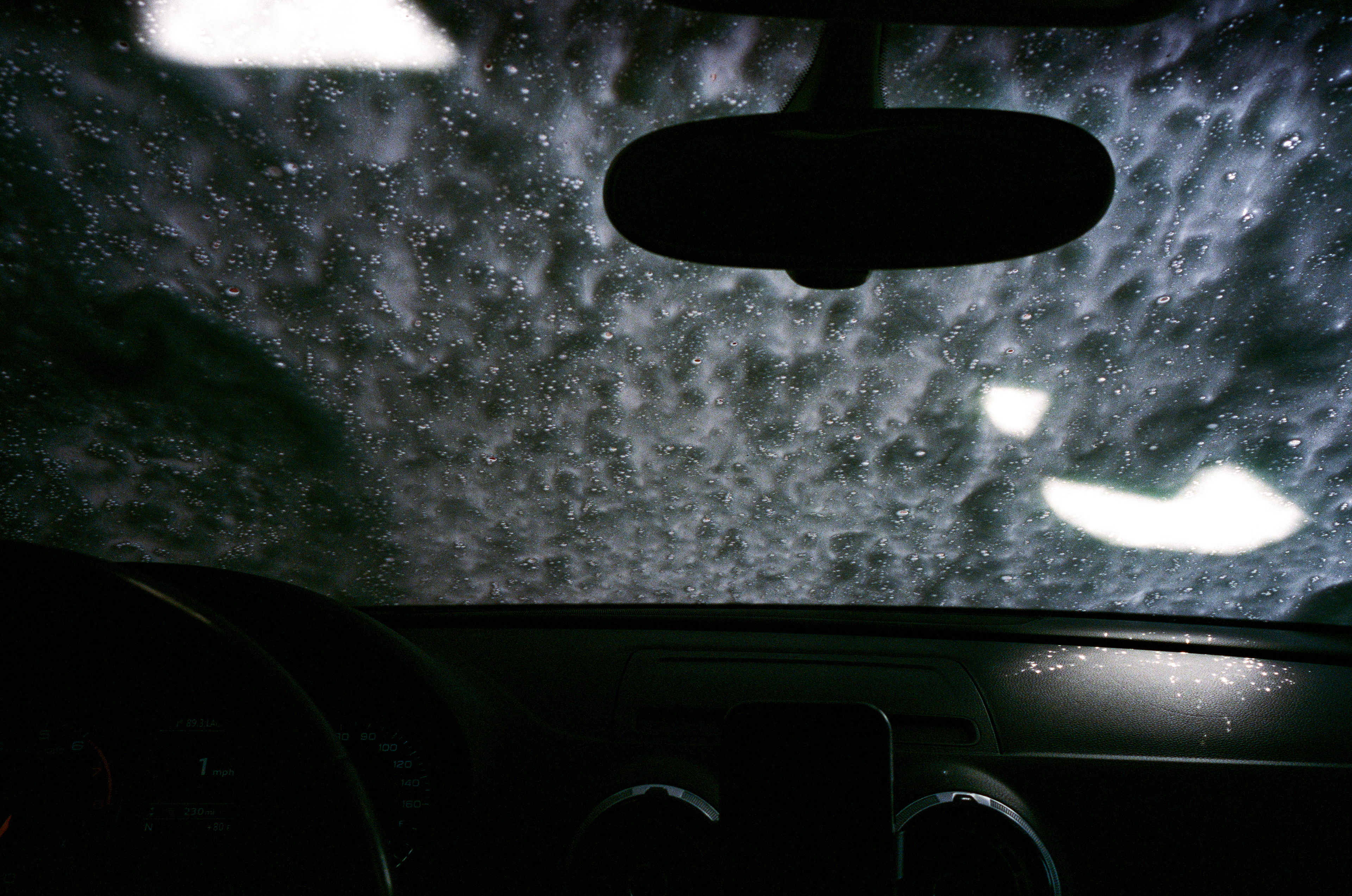 Car Wash: Inside Ocean Express Car Wash. September 2023 - Sherman Oaks, CA - Photo by Aaron Guy Leroux