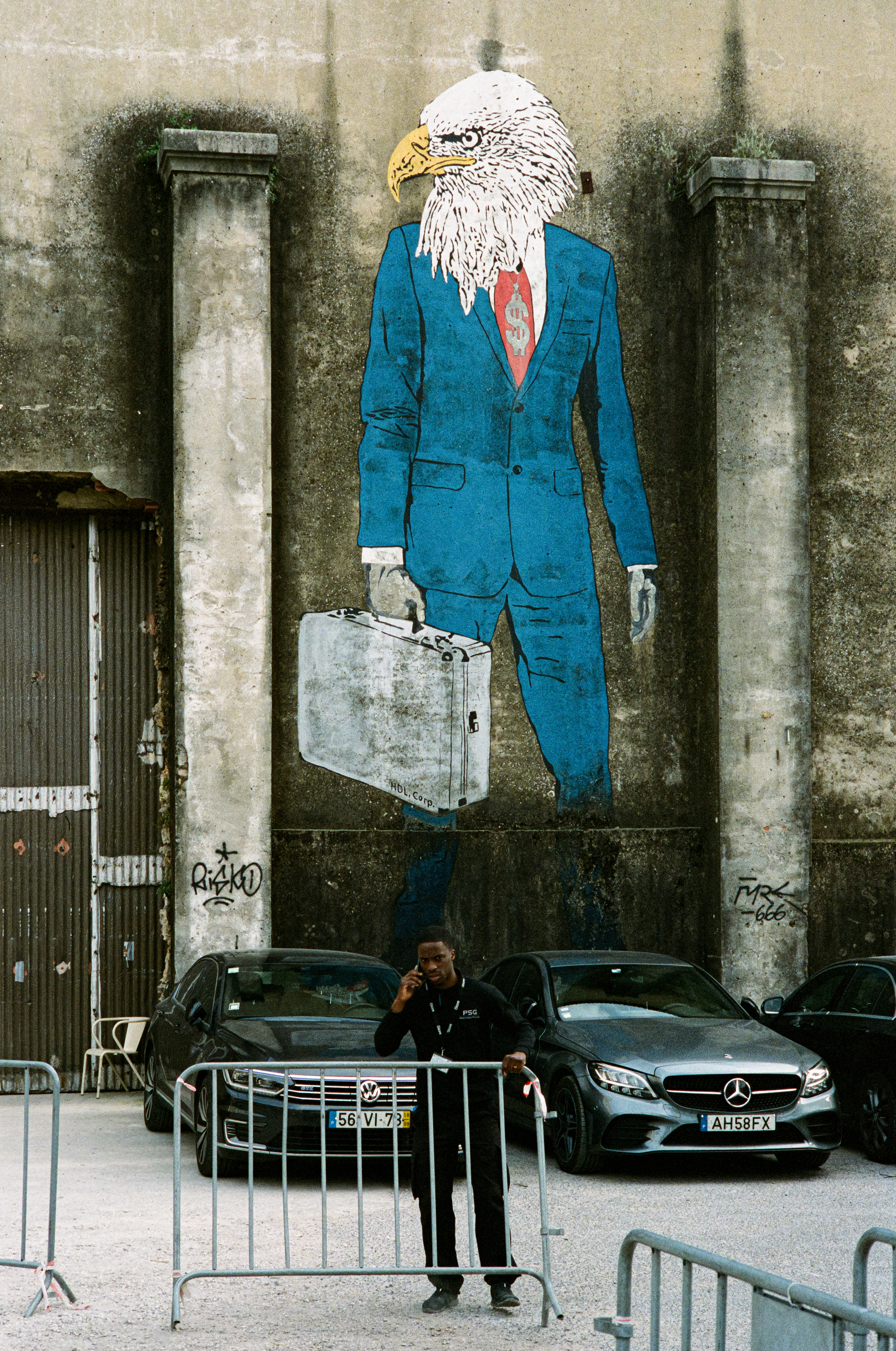 It would seem some Portugese artists have a clear vision of the American soul. March, 2023-Lisbon, Portugal-Photo by Aaron Guy Leroux