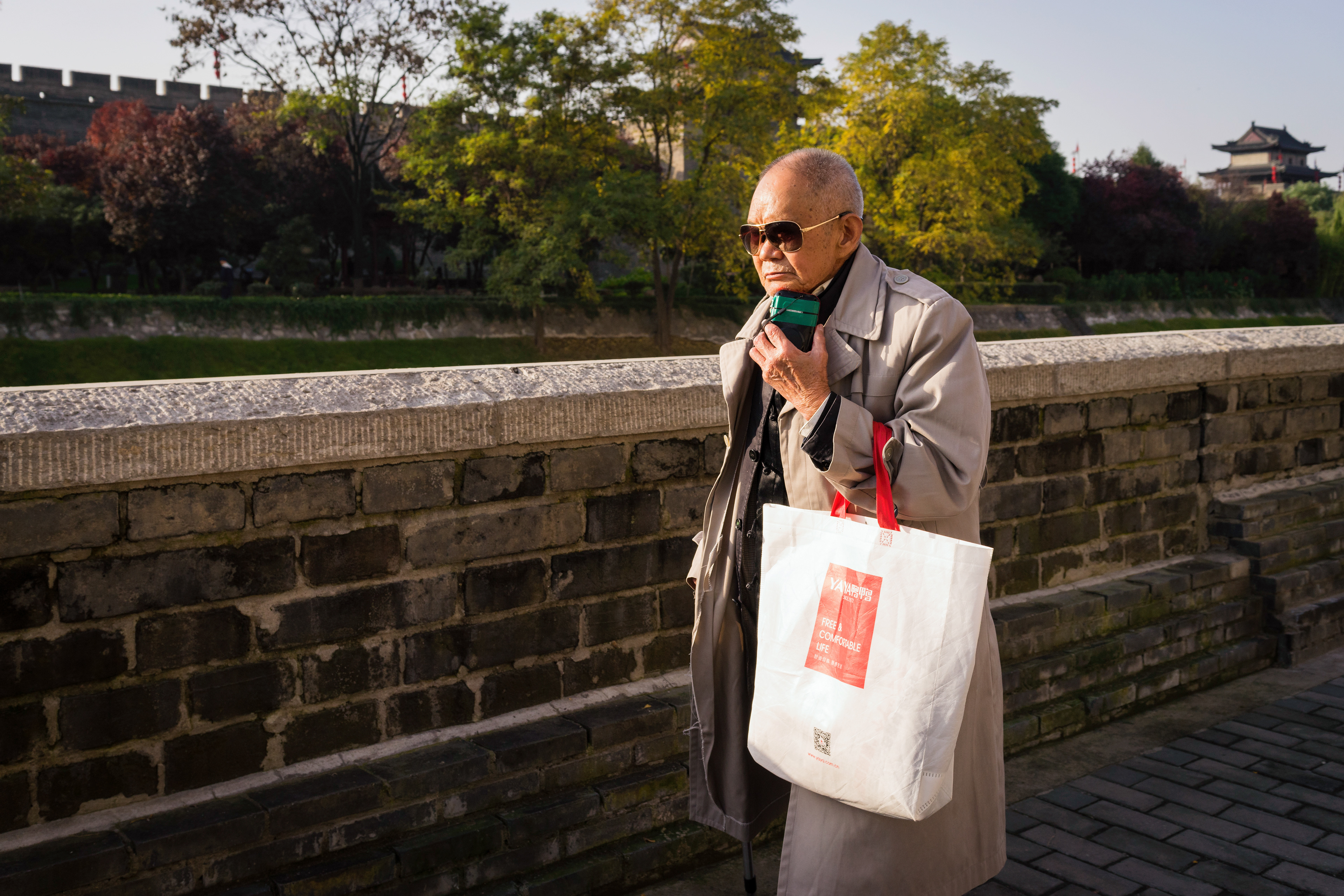 Big Time: This gent looked pretty fancy for Xi’an. 