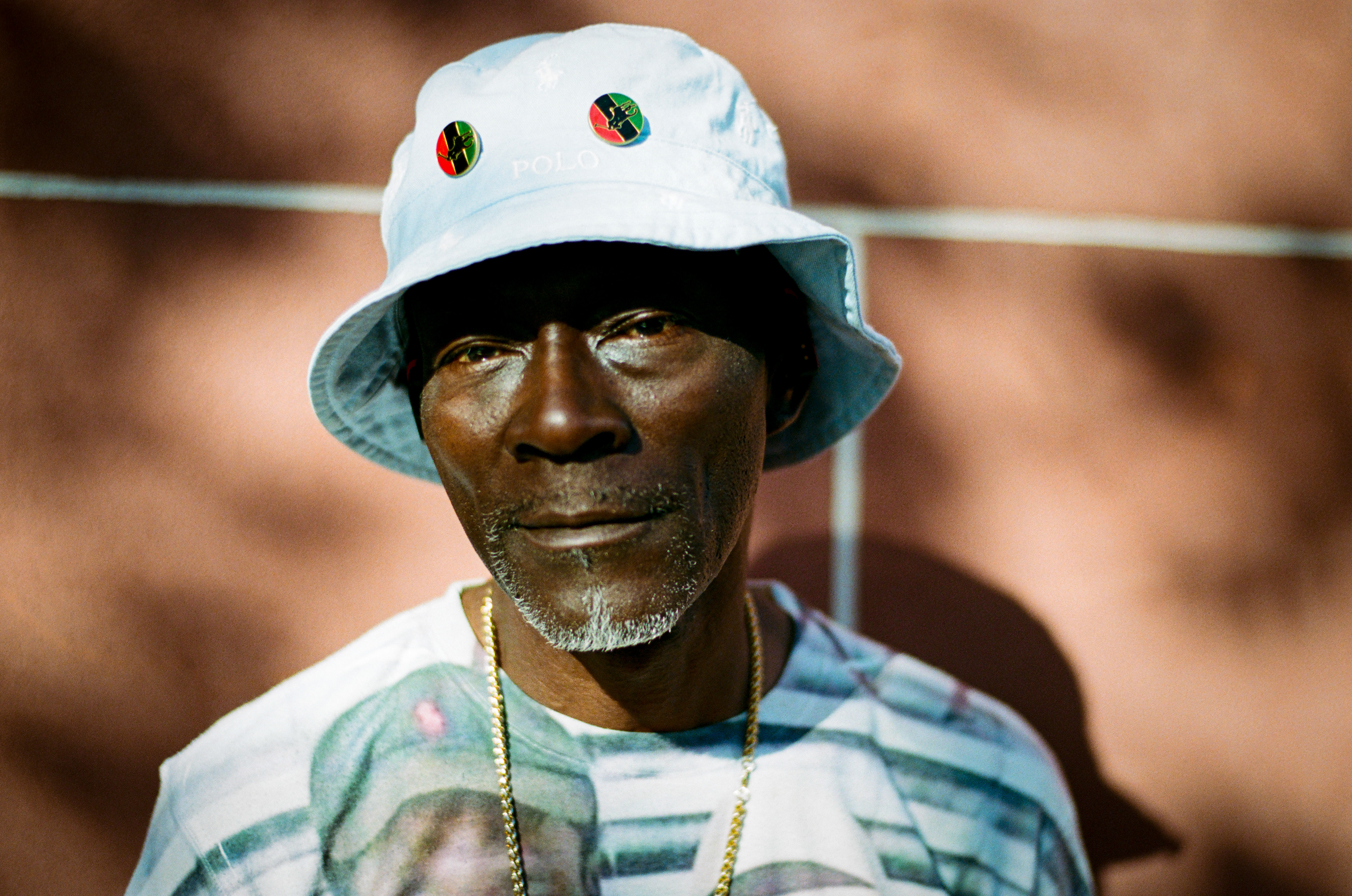 Polo Silk: Polo Silk has been photographing the Central City neighborhood of New Orleans since the late 1980s. In particular, Polo's work has focused on the Hip-Hop and Bounce scenes. On this day, an exhibition at the New Orleans Jazz Museum, housed in the old U.S. Mint building, opened featuring Polo's work documenting the Hip-Hop and Bounce scene of the 80s and 90s. April 4, 2022 - New Orleans - Photo by Aaron Guy Leroux