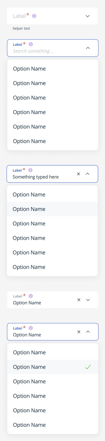 Combo Box Dropdown example