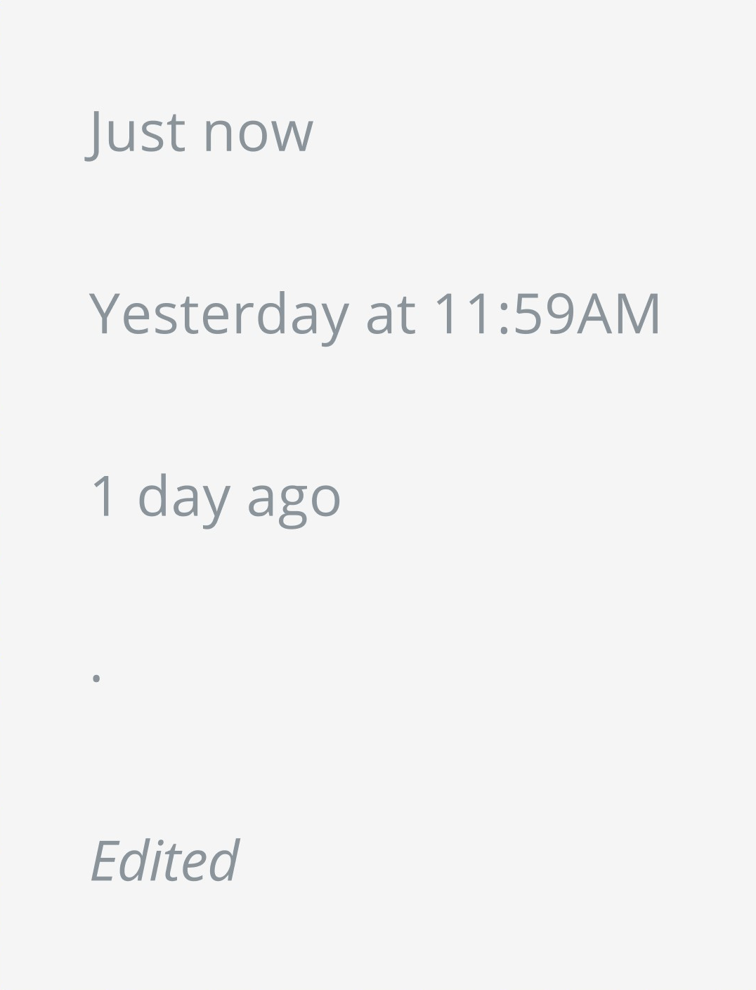 Comment Status component variants