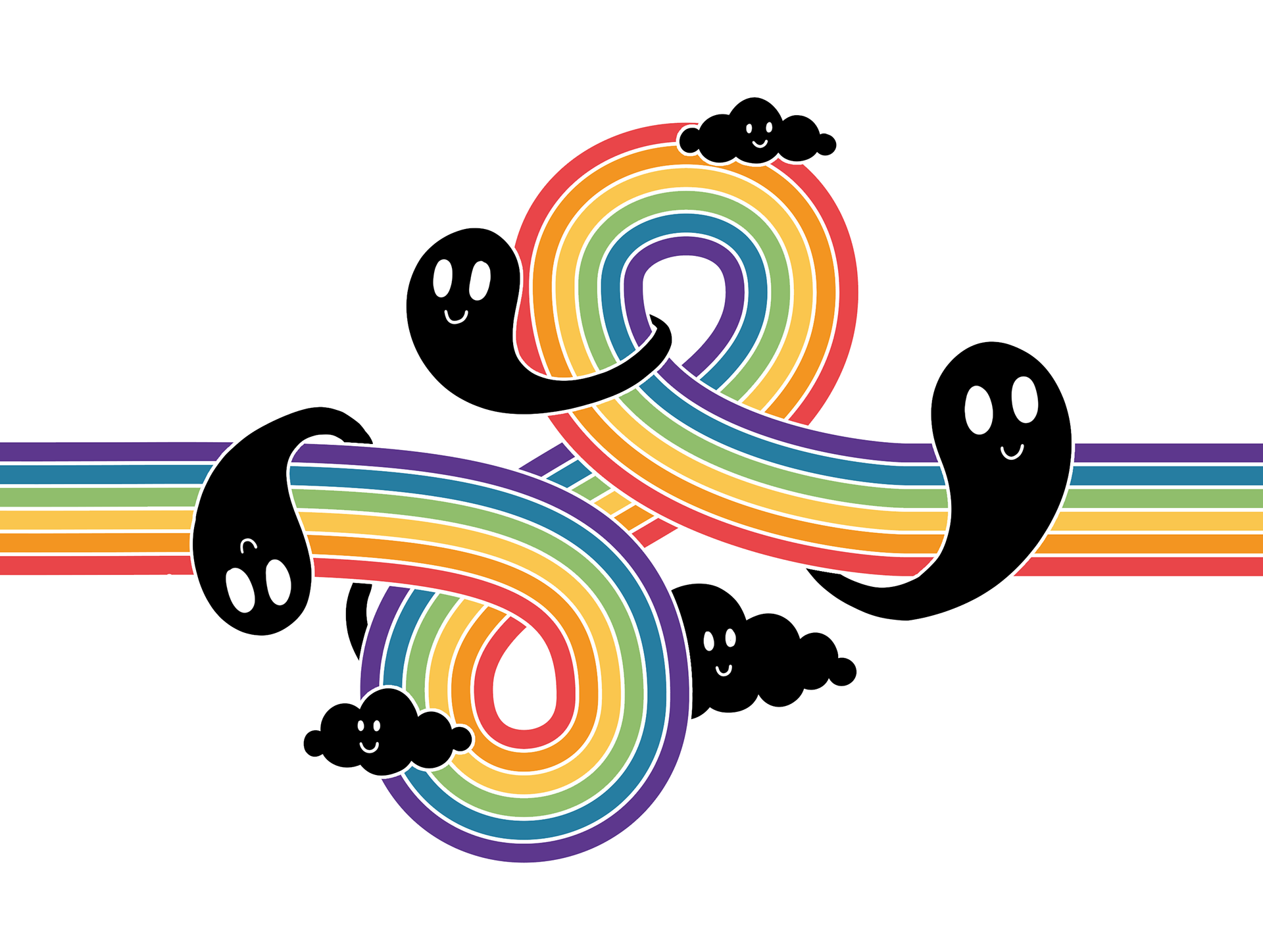 Rainbow Ghosts