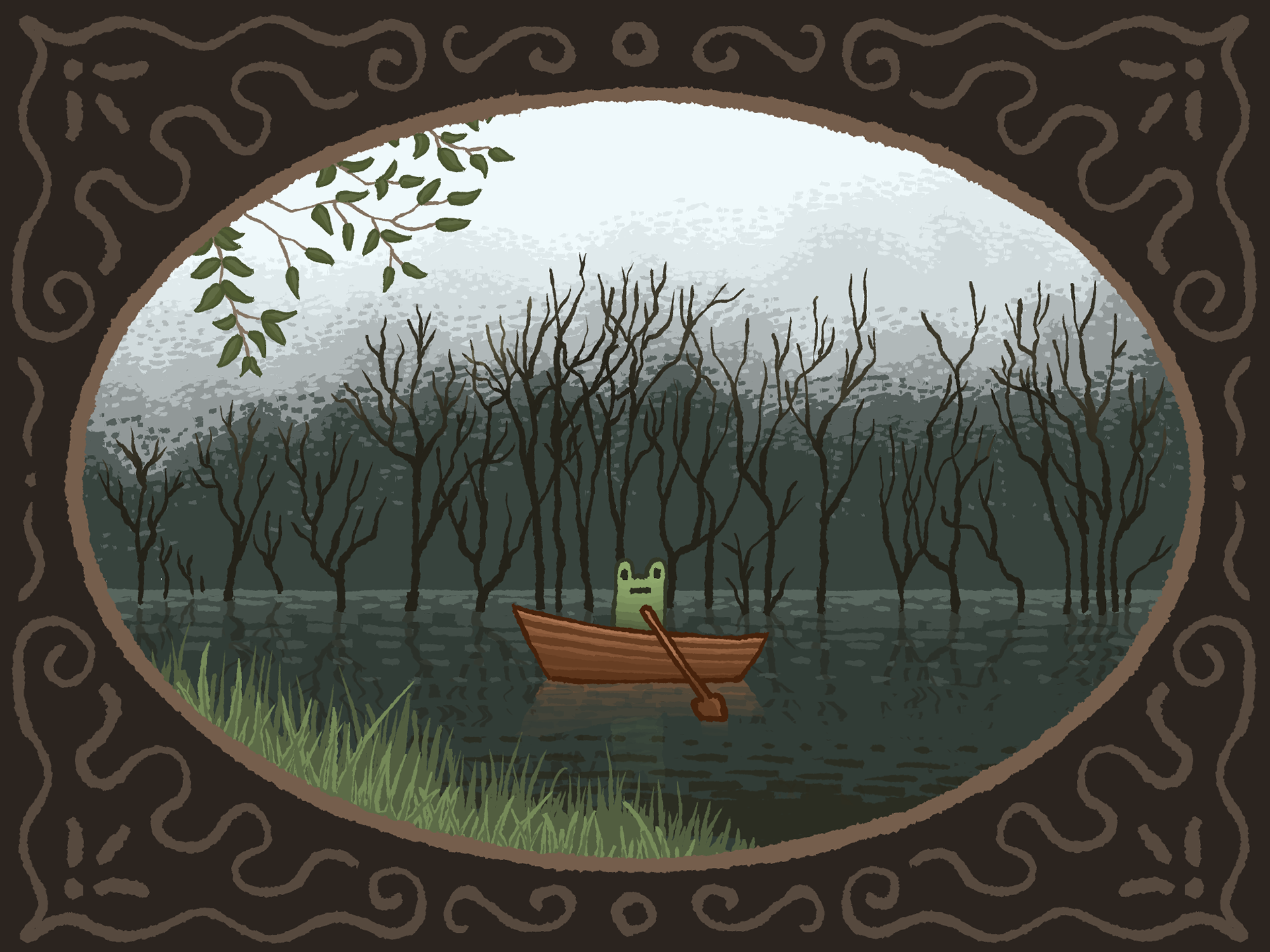 Frog on a Boat