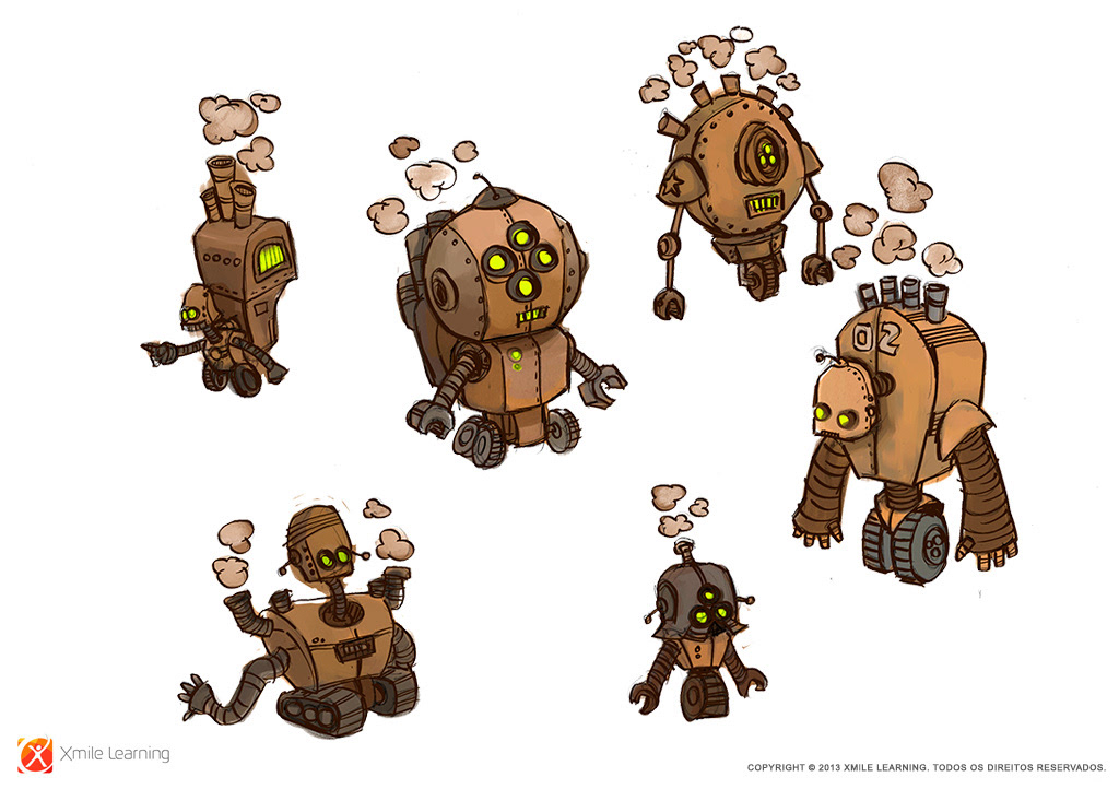Character explorations for a canceled game