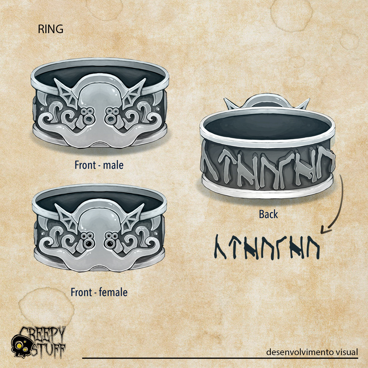 Ring design for a canceled project