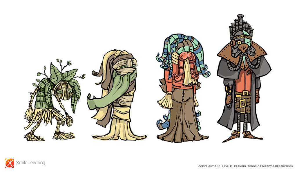 Character explorations for a canceled game