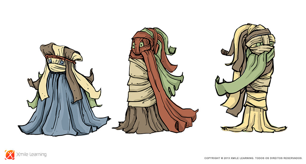 Character explorations for a canceled game