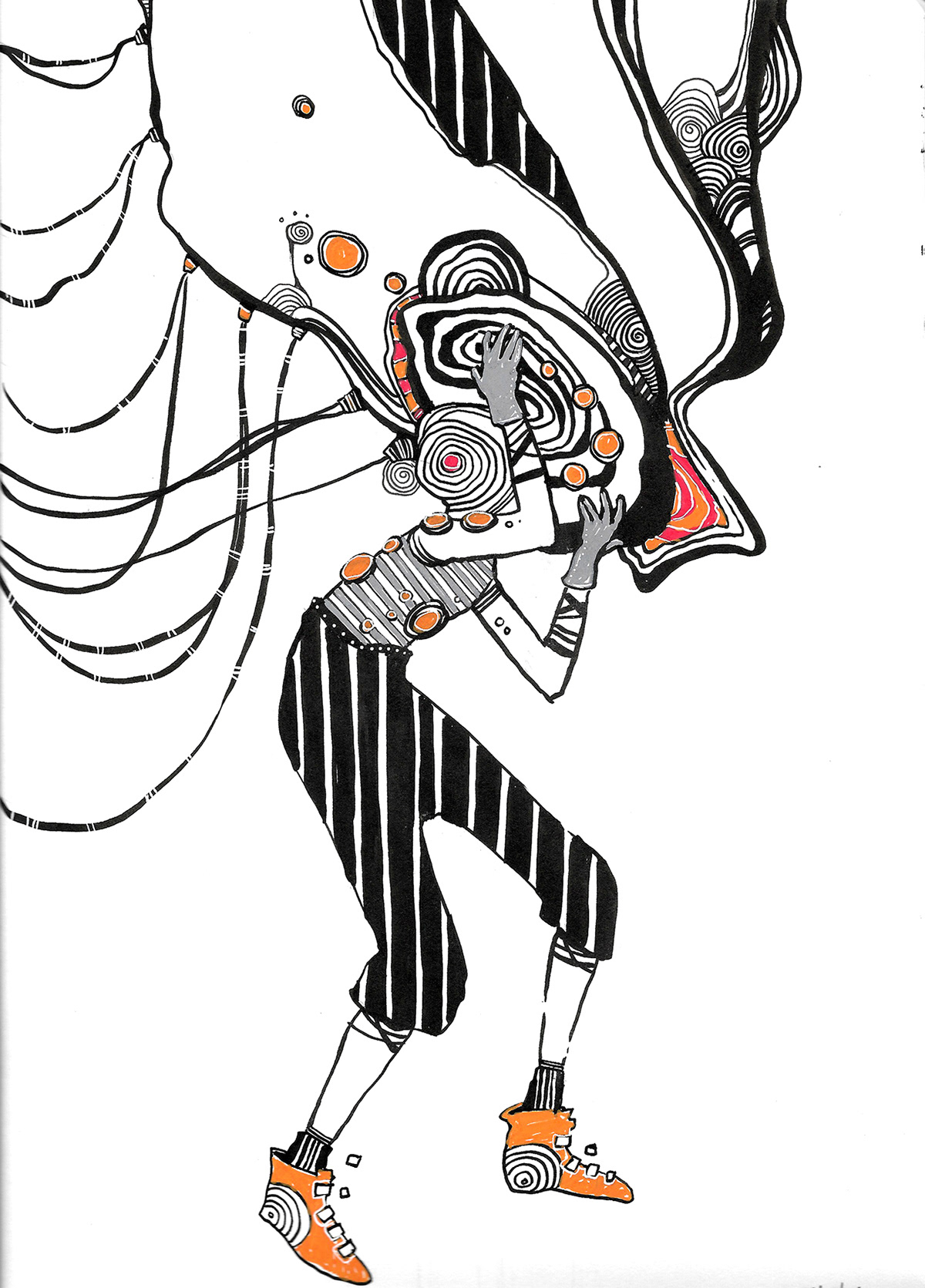 Ink and Posca Marker
