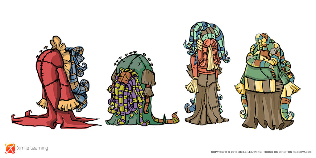 Character explorations for a canceled game