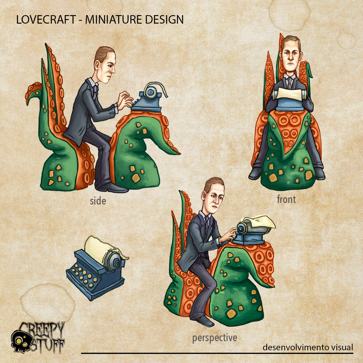 Miniature design for a canceled project