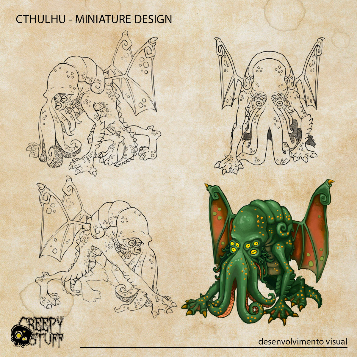 Miniature design for a canceled project