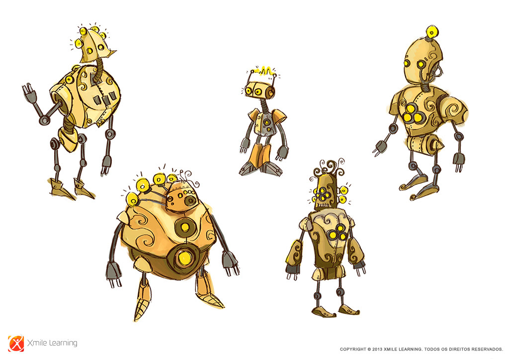 Character explorations for a canceled game