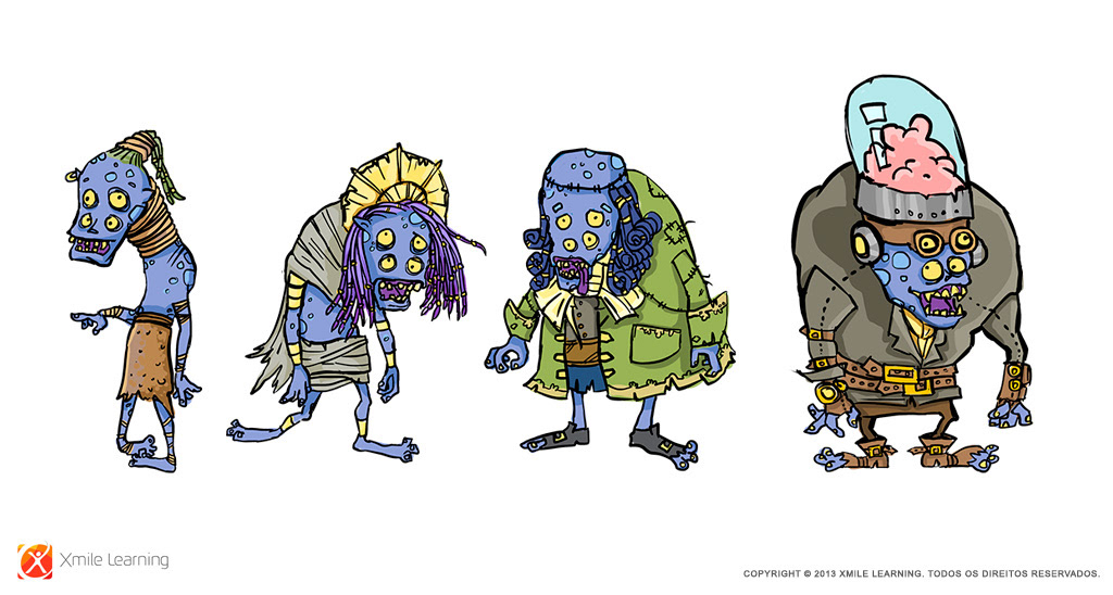 Character explorations for a canceled game