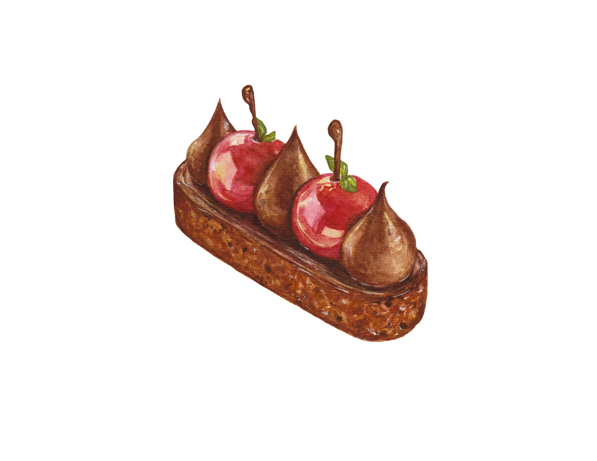 CHOCO & CHERRY TARTLET by Ahmad Hosseini