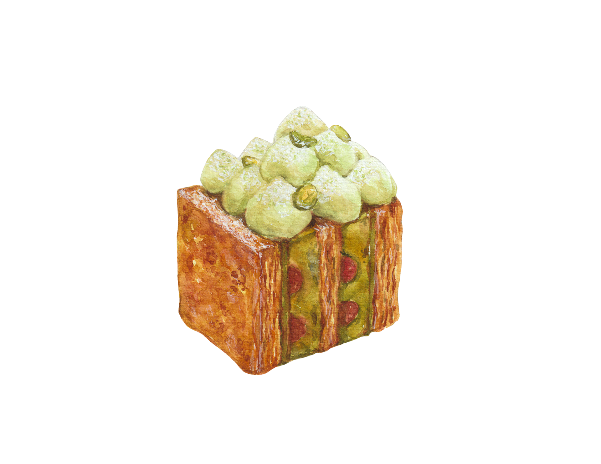 PISTACHIO MILLEFEUILLE by Jimmy Boulay