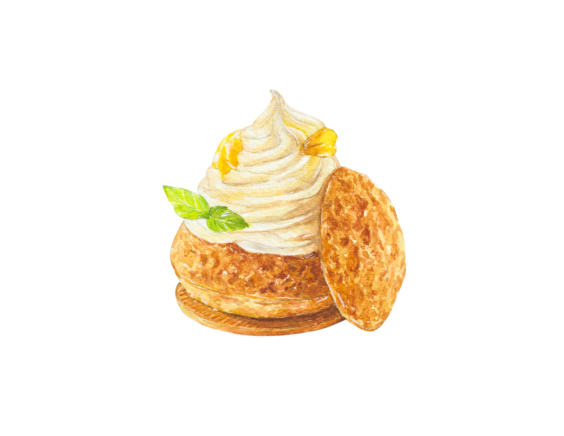 LEMON LIME COOKIE CHOUX by Cooking Lab