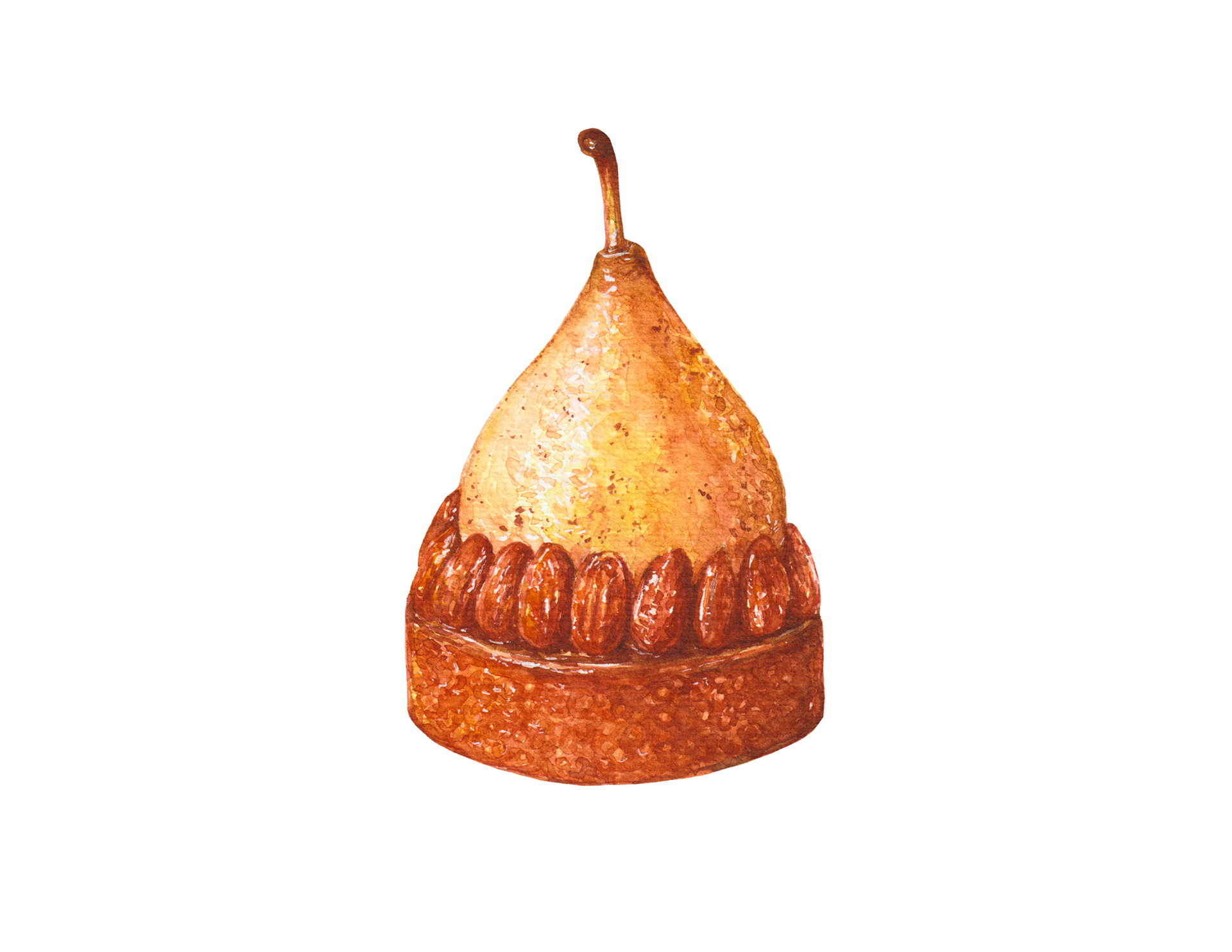 PEAR & ALMOND TART by Yannick Bagel