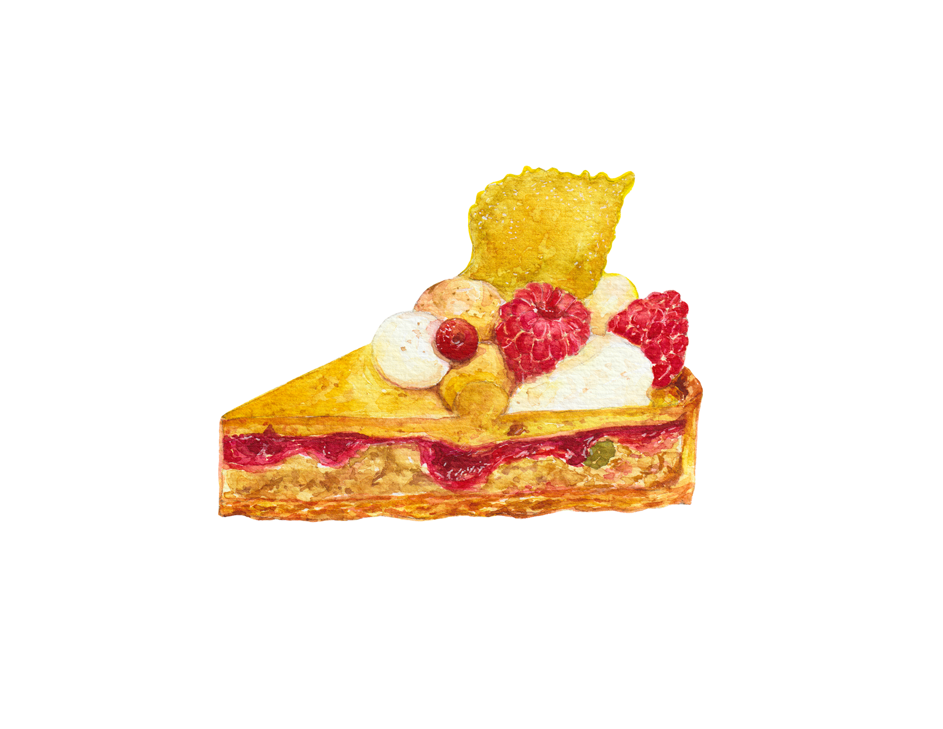 PISTACHIO RASPBERRY PIE by Gregory Doyen