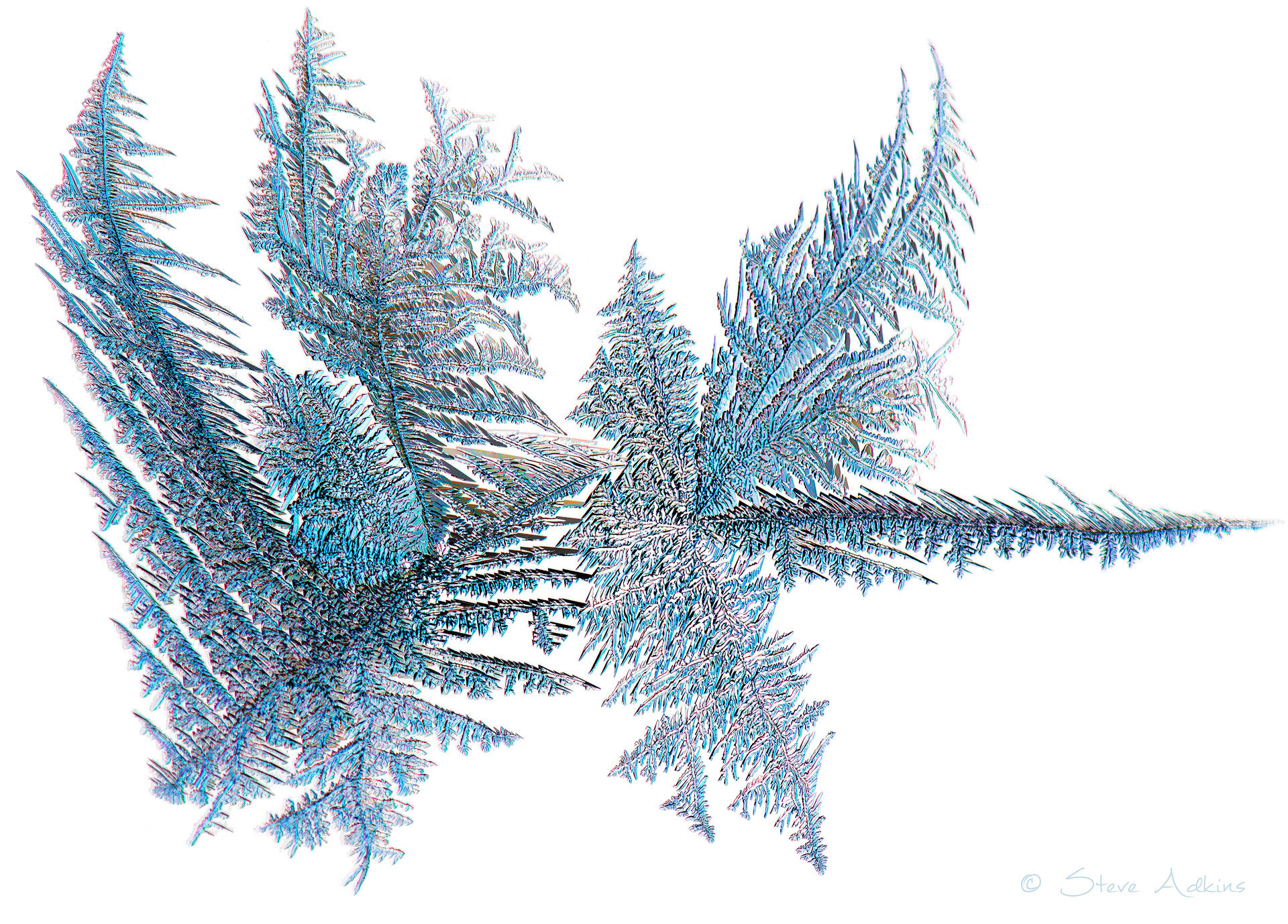 Window frost.