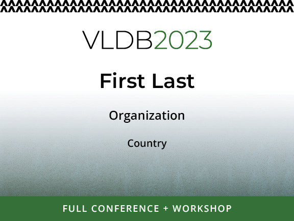 Name badge (sample), 4x3in