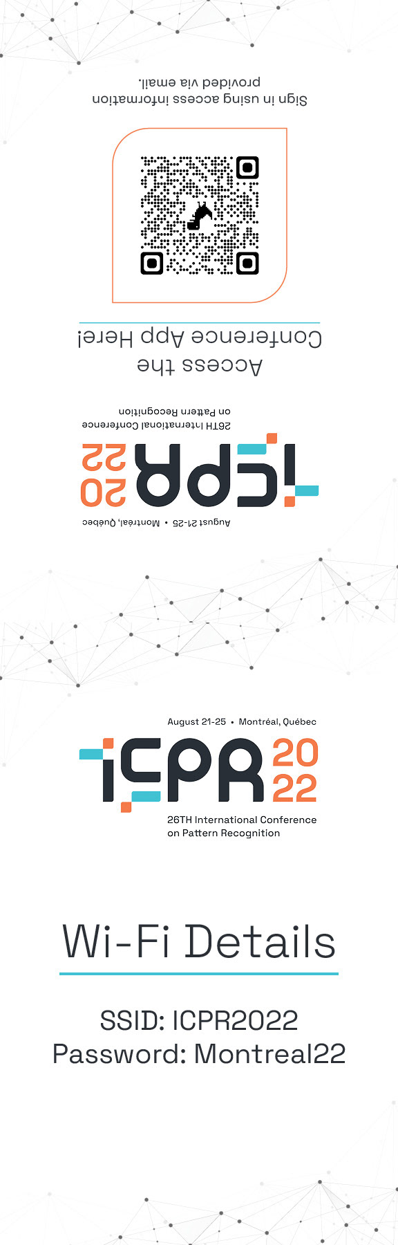 Tent card (sample), 4x12.5in