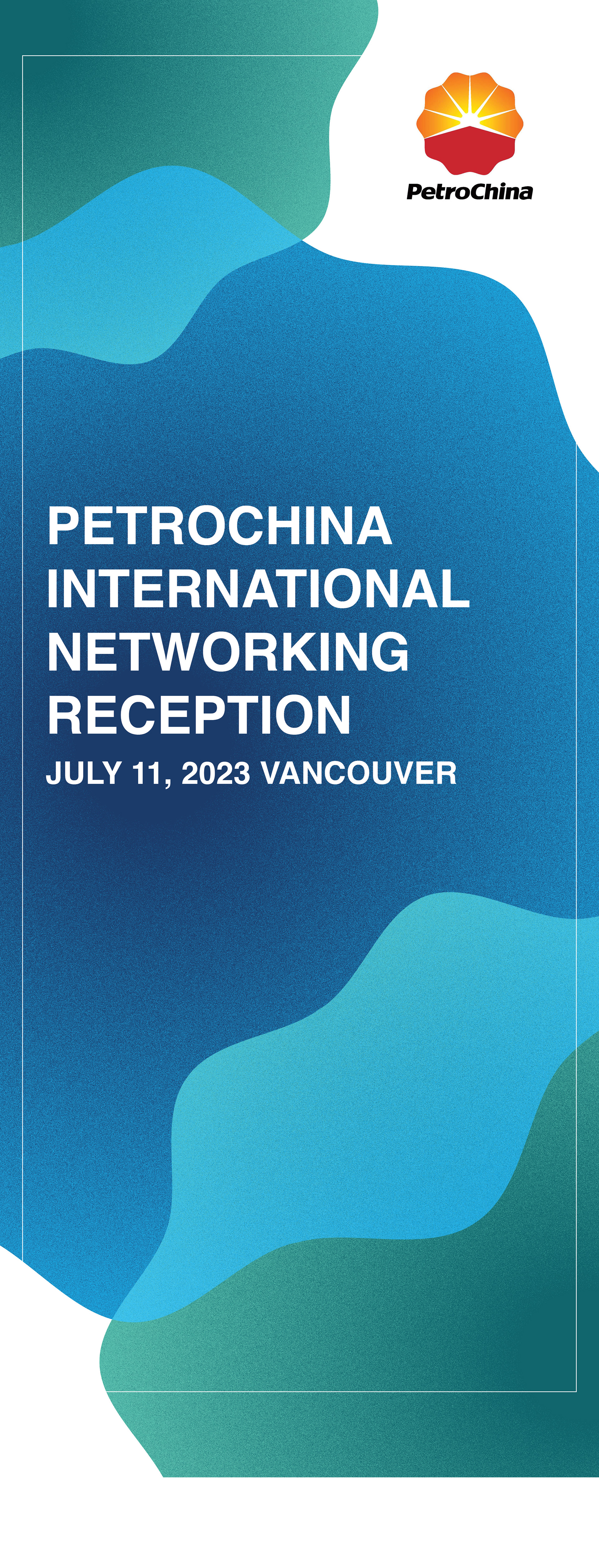 Pop-up banner, 33x86.3in