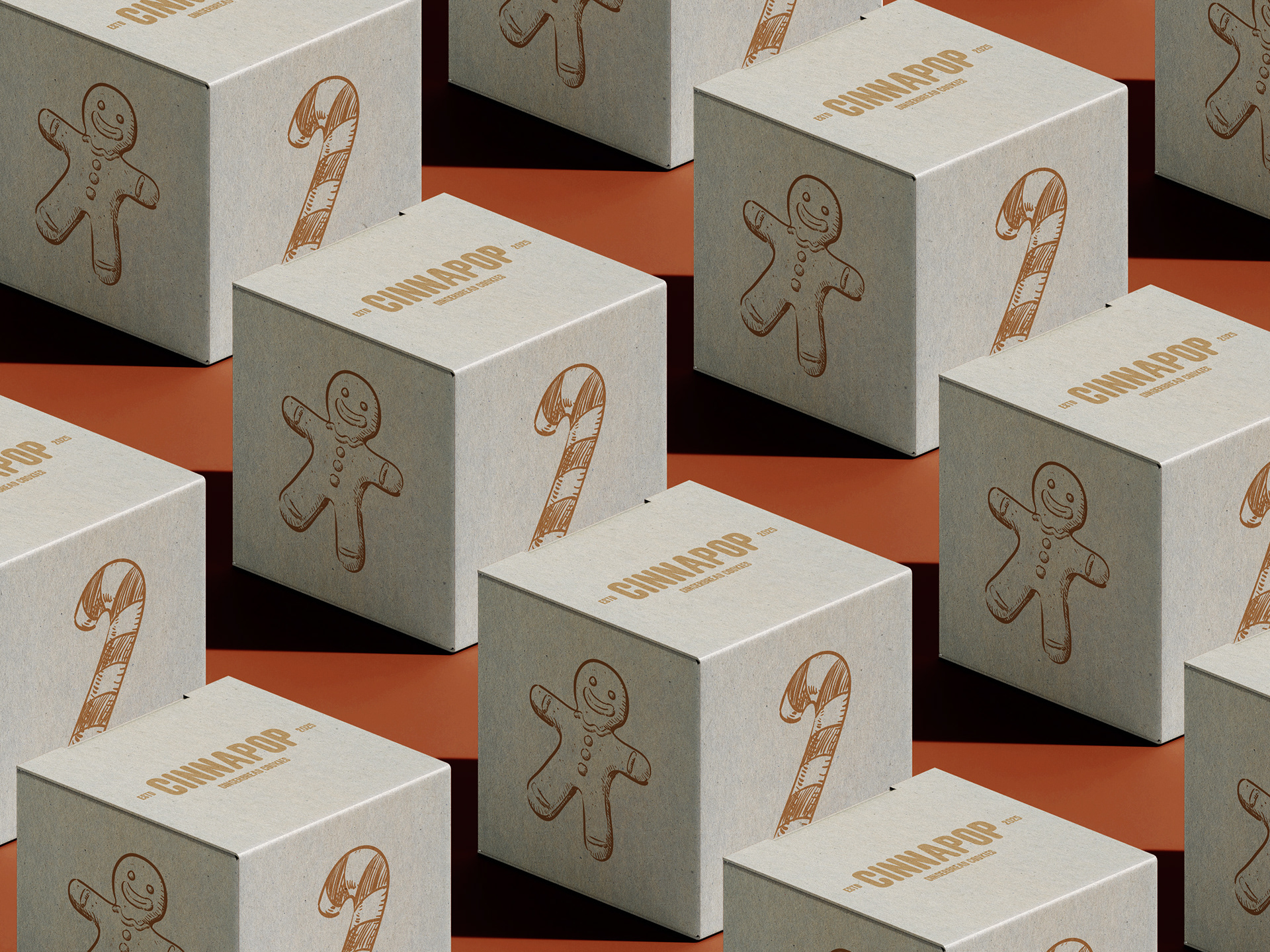 Fictional Gingerbread Cookie Brand (Brief by @designerbriefs)