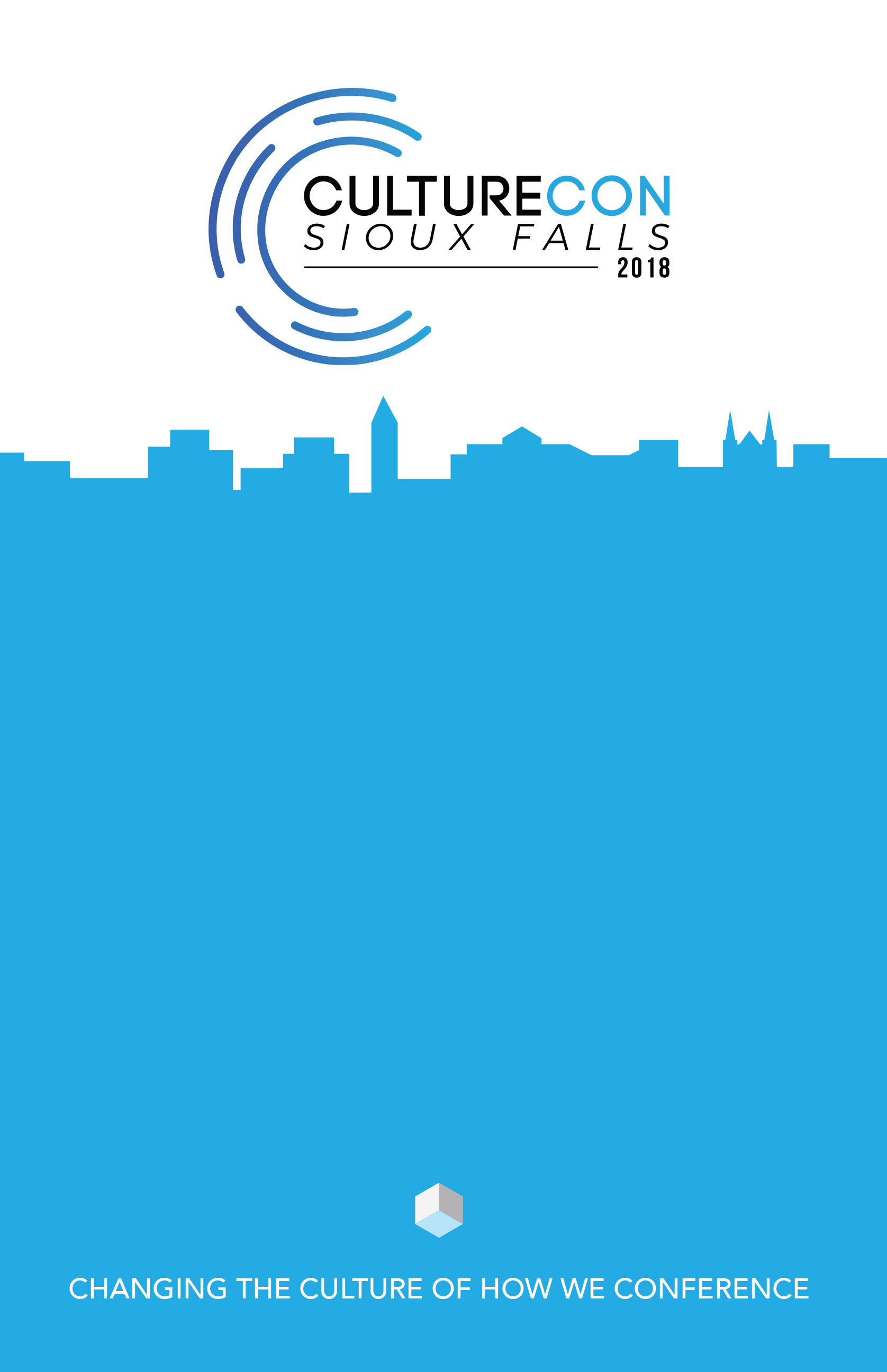 Cover design for CultureCon 2018