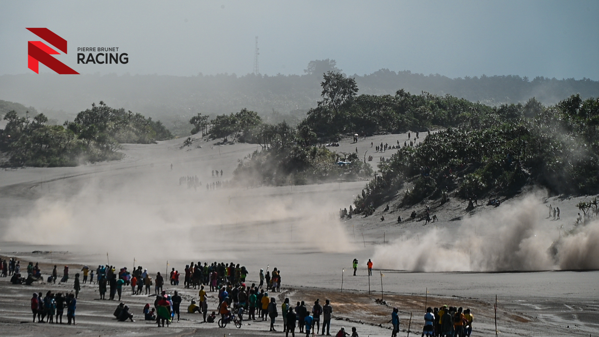 The Tanna Rally itself at the base of the active volcano