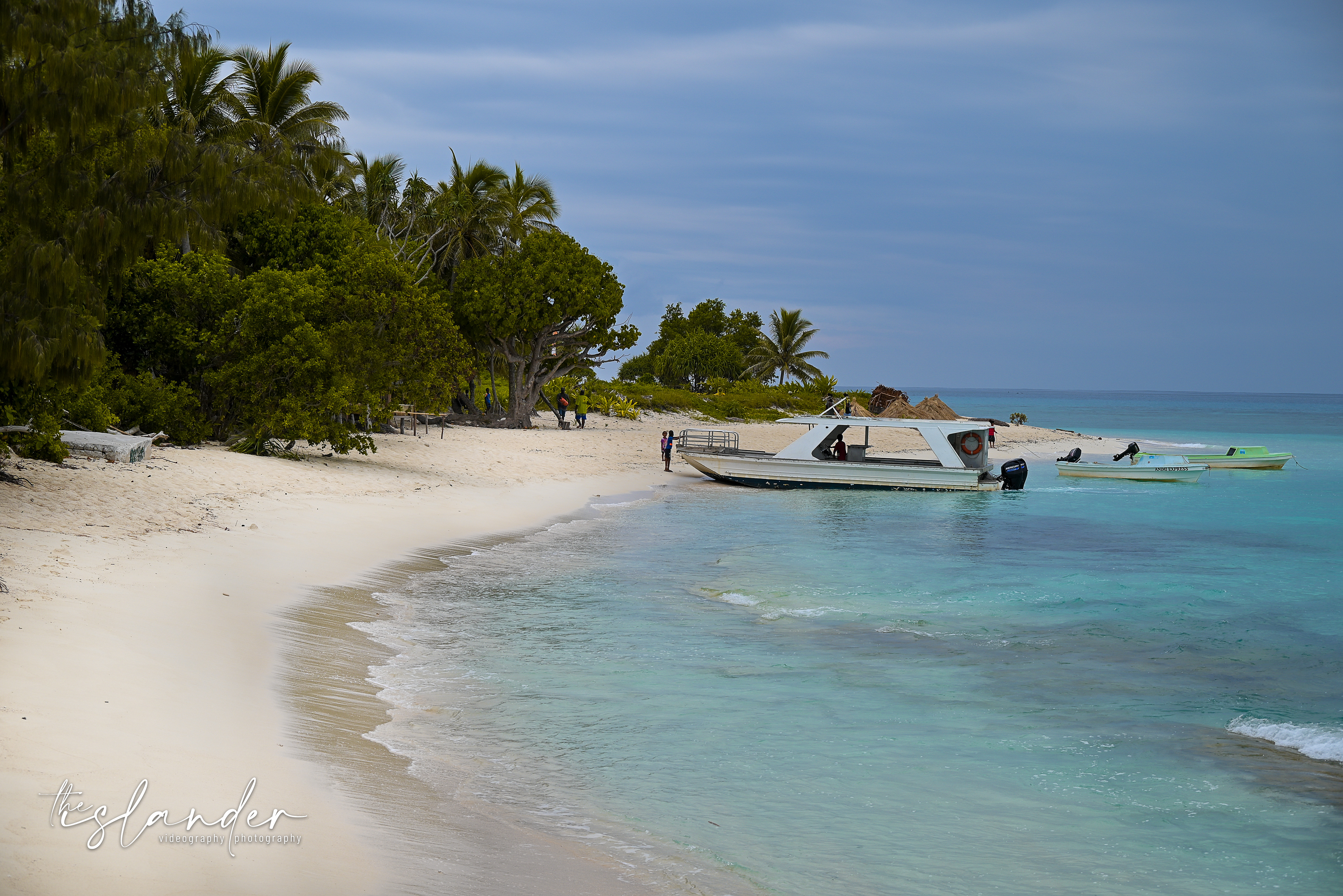 Mystery Island white sandy beach
