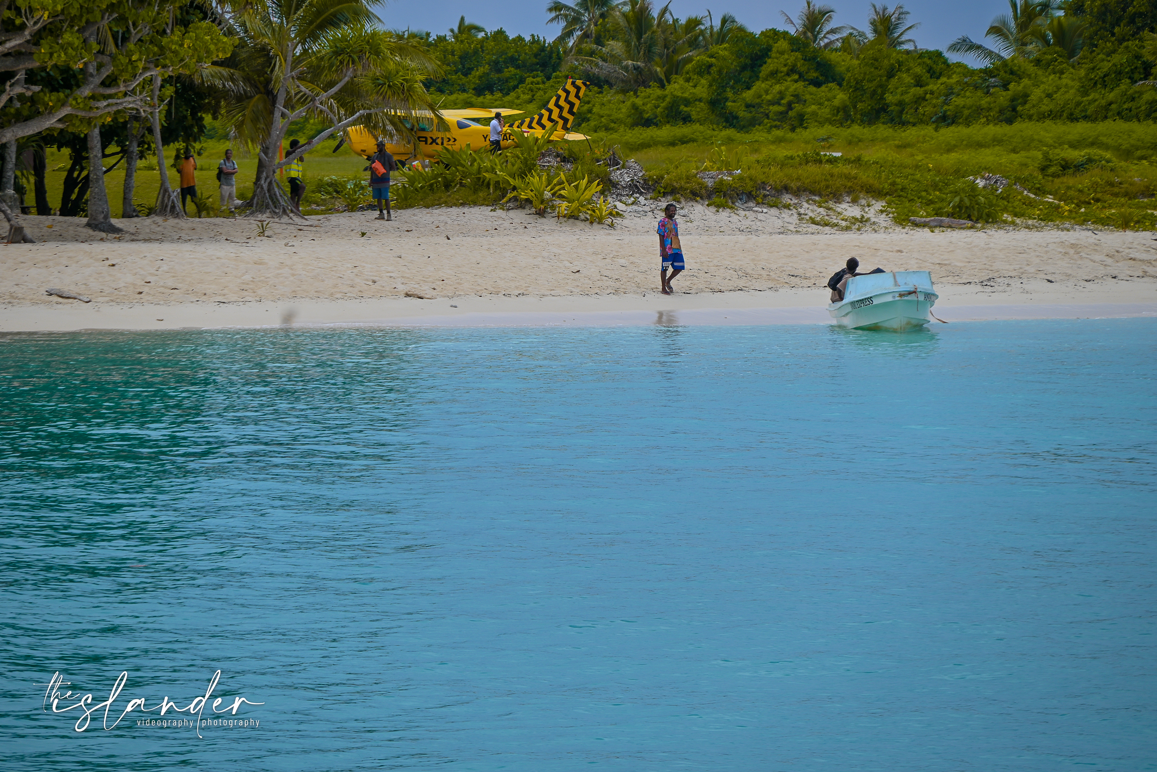 Mystery Island white sandy beach